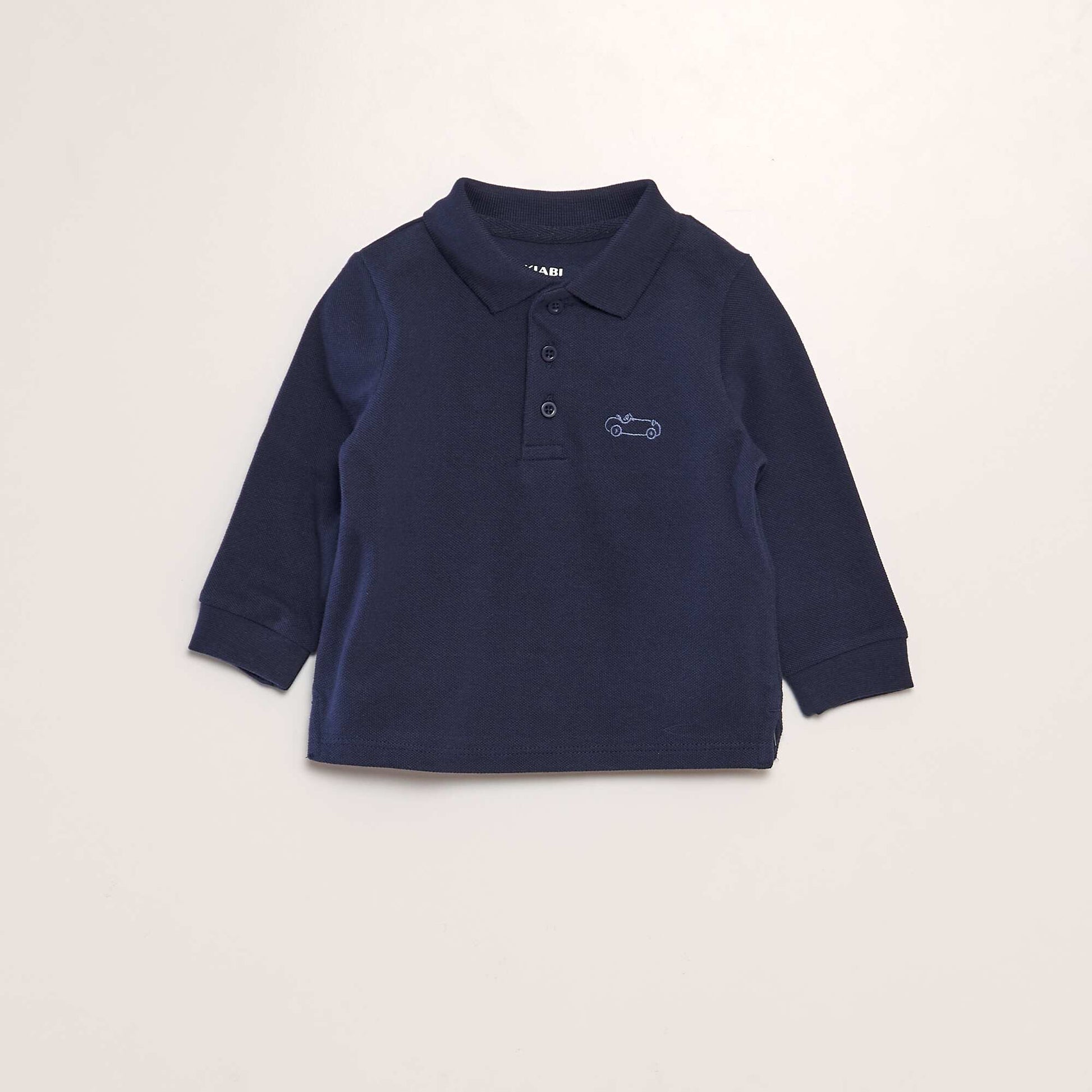 Polo manches longues Noir