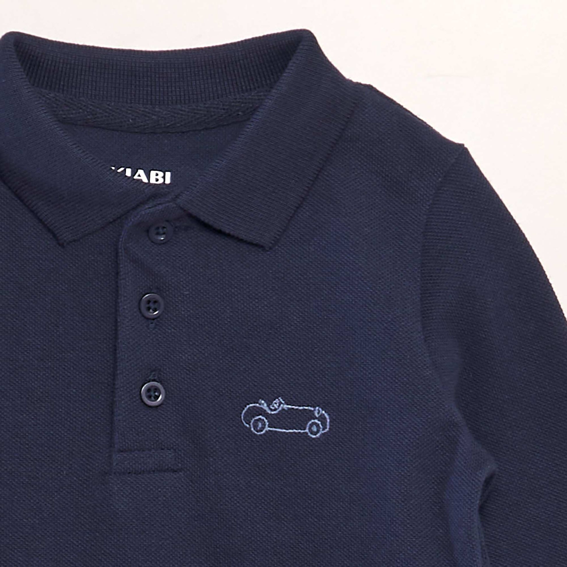 Polo manches longues Noir