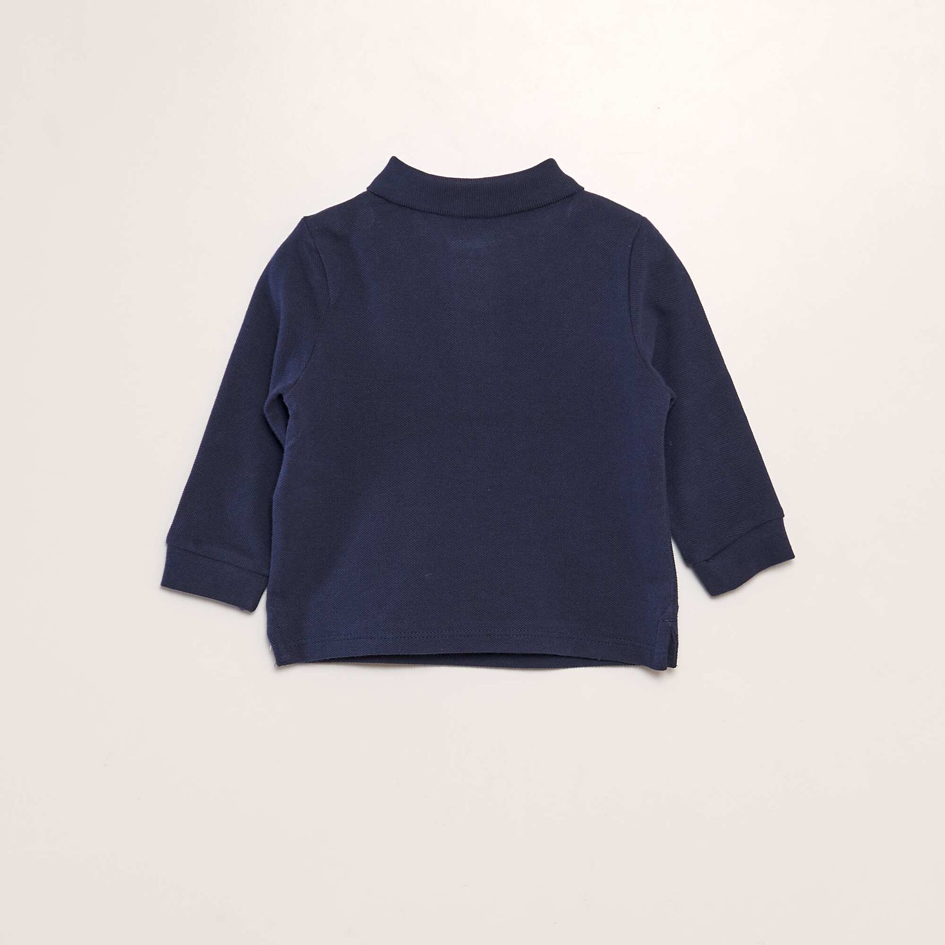 Polo manches longues Noir