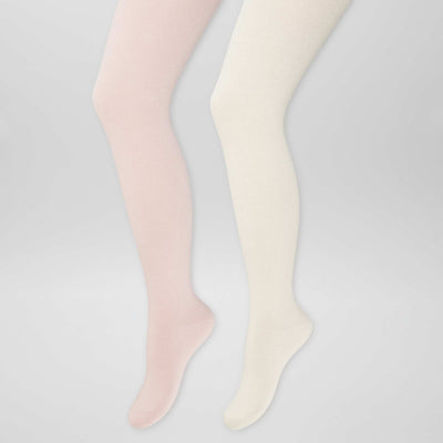 Lot de 2 collants chauds Rose