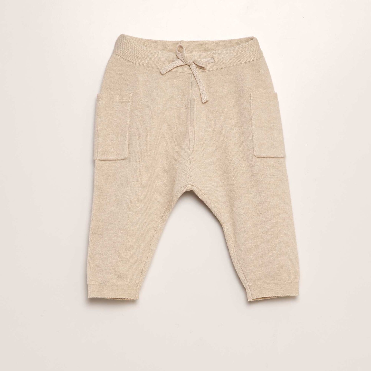 Ensemble pull + pantalon en maille - 2 pi ces Marron
