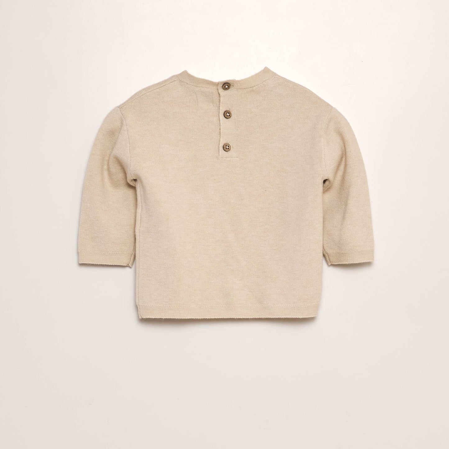 Ensemble pull + pantalon en maille - 2 pi ces Marron