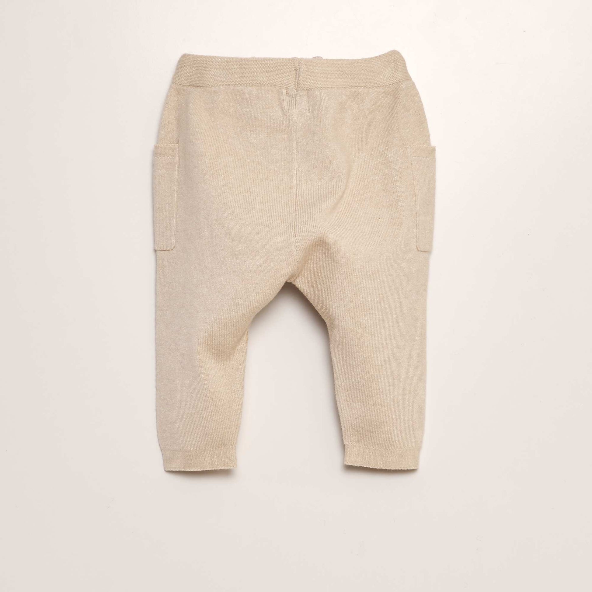 Ensemble pull + pantalon en maille - 2 pi ces Marron