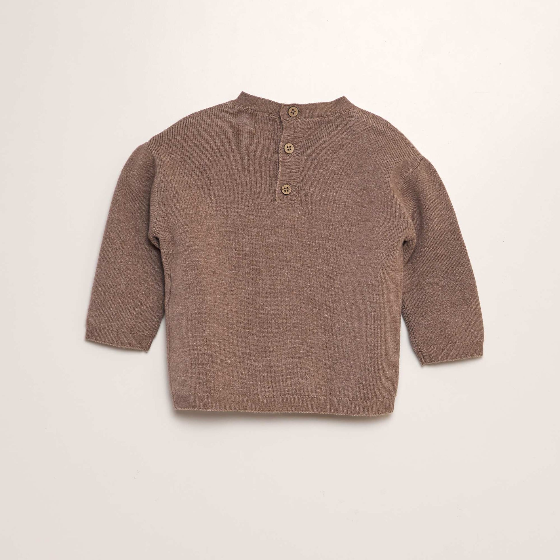 Ensemble pull + pantalon en maille - 2 pi ces Beige