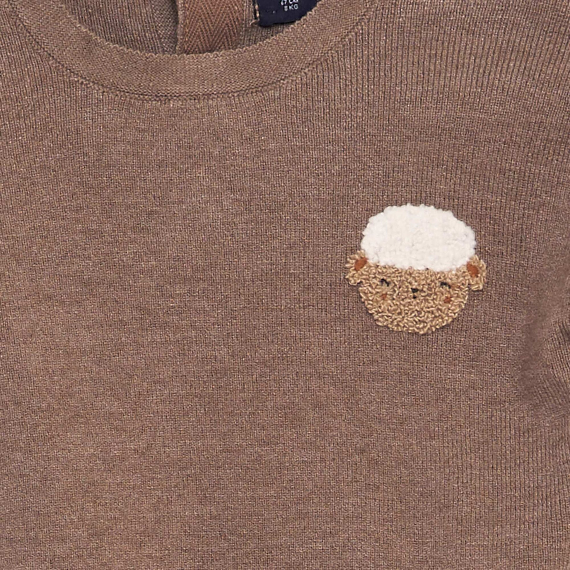 Ensemble pull + pantalon en maille - 2 pi ces Beige
