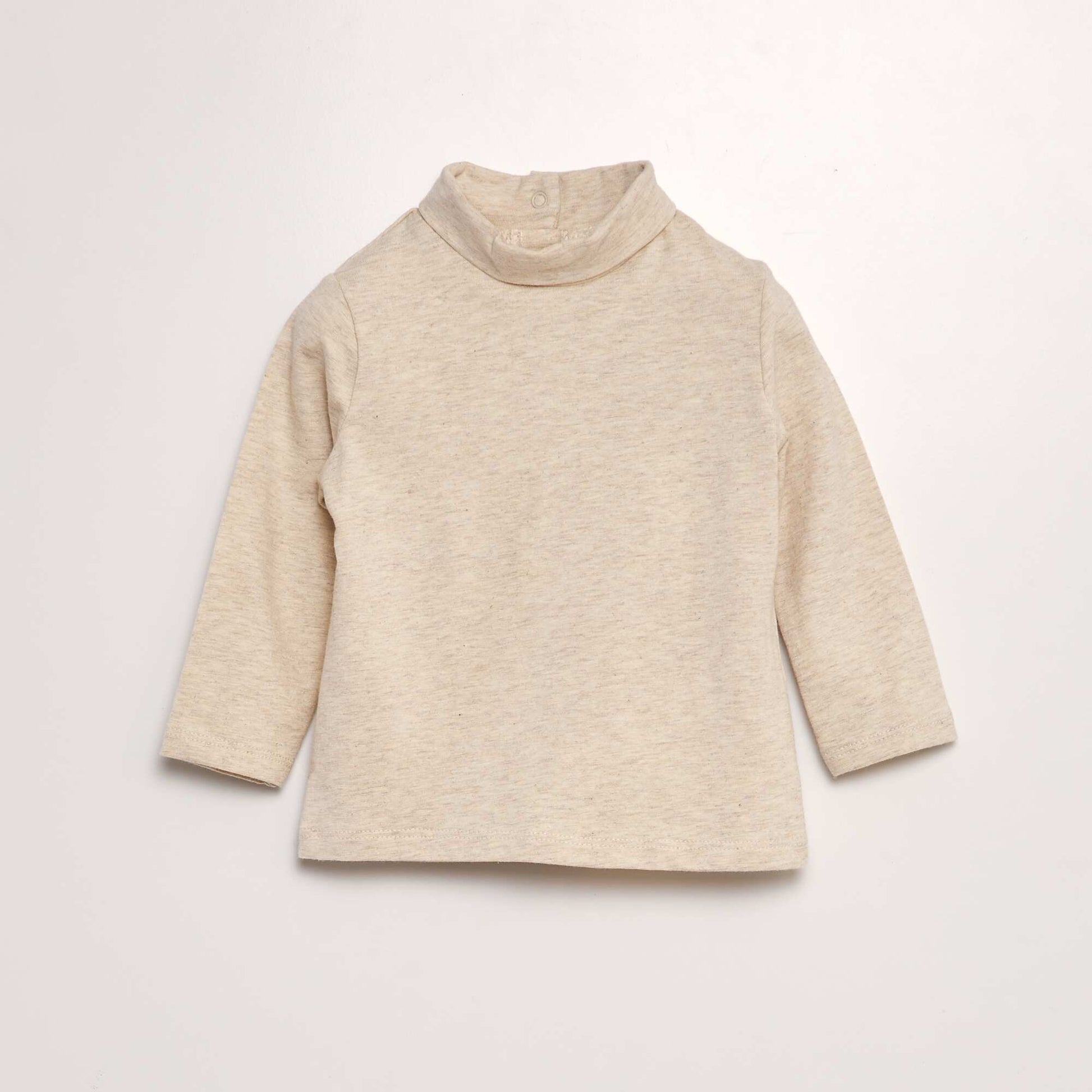 Sous-pull en jersey Beige