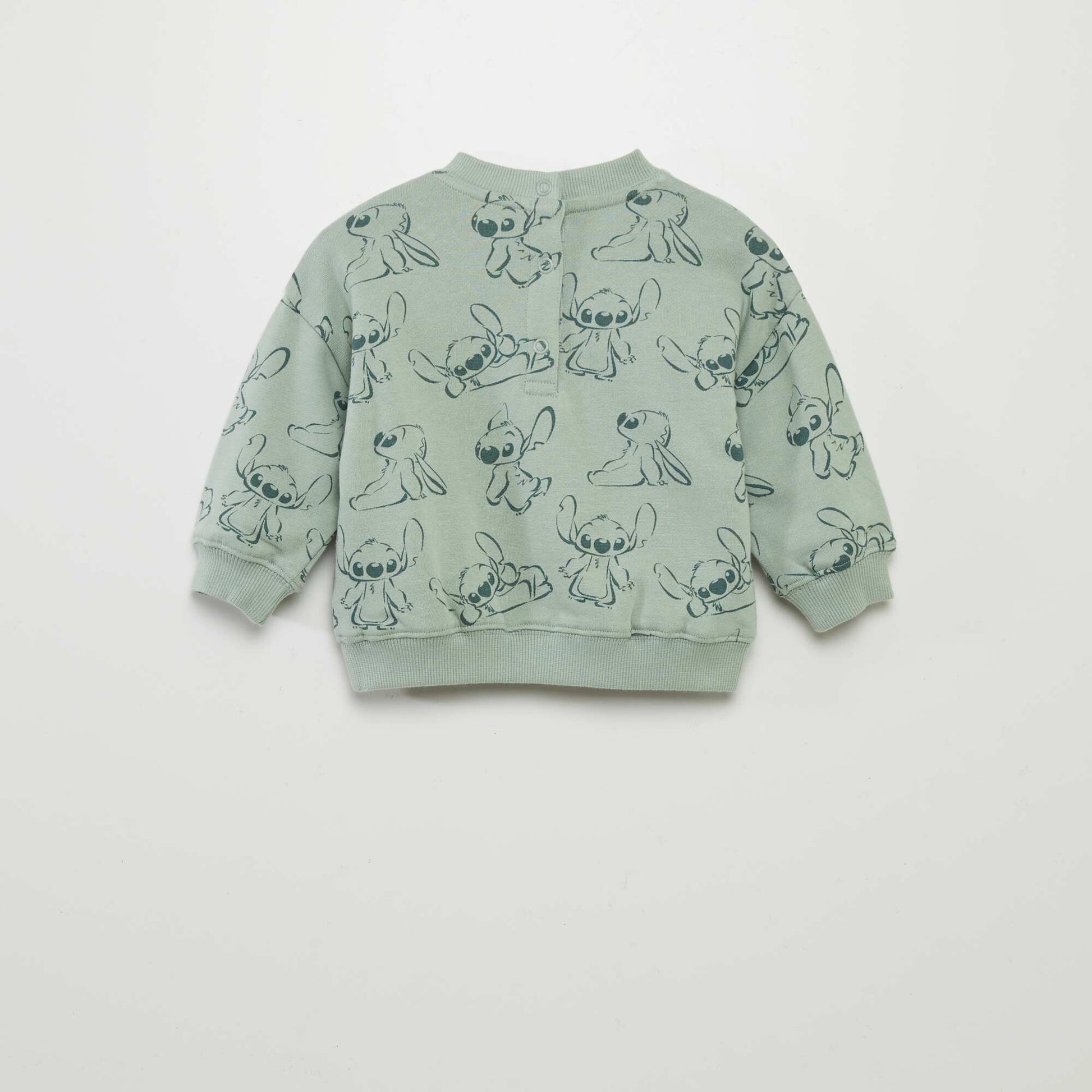 Sweat 'Disney' 'Stitch' col rond Vert