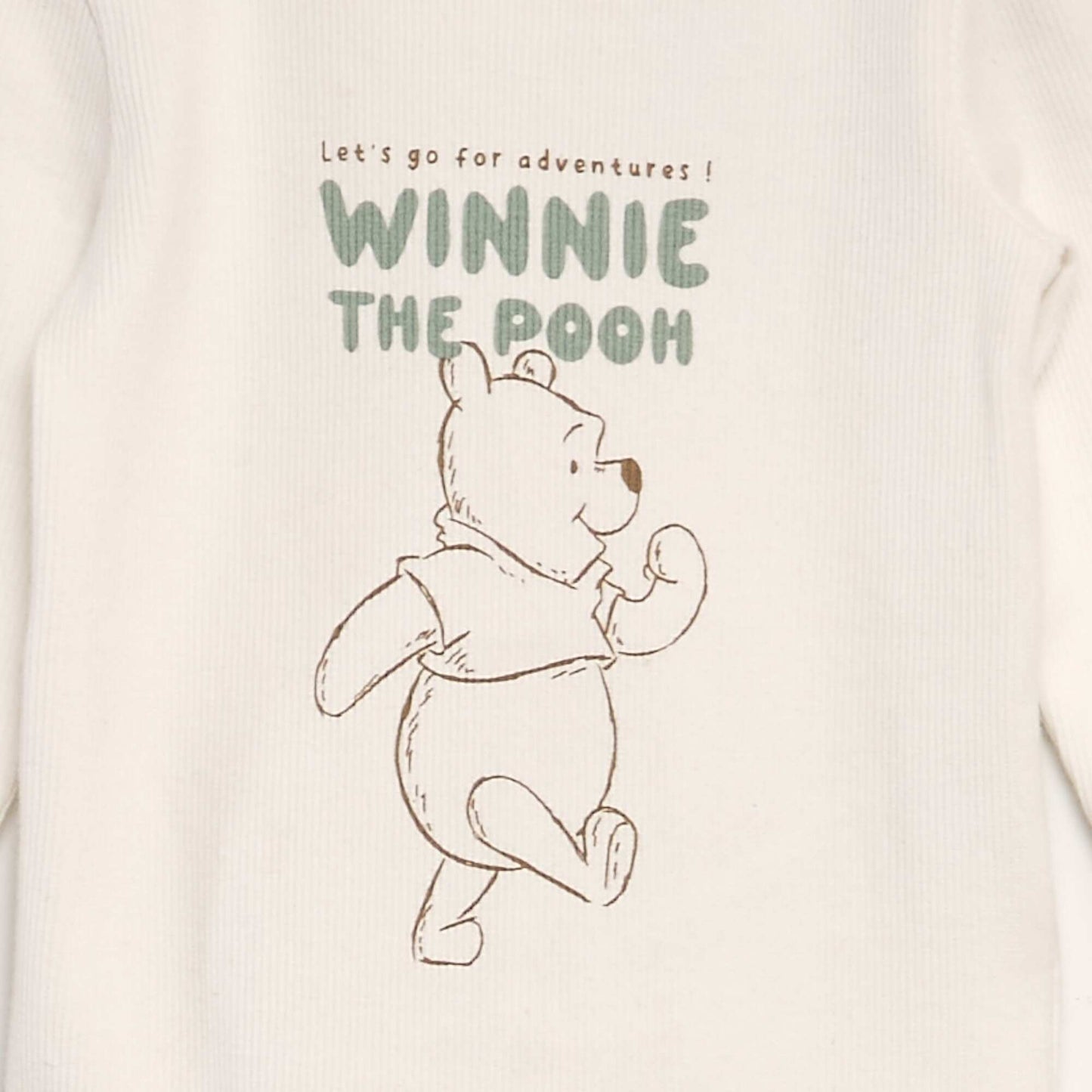 Body 'Winnie' c tel  avec ouverture boutonn e Ecru