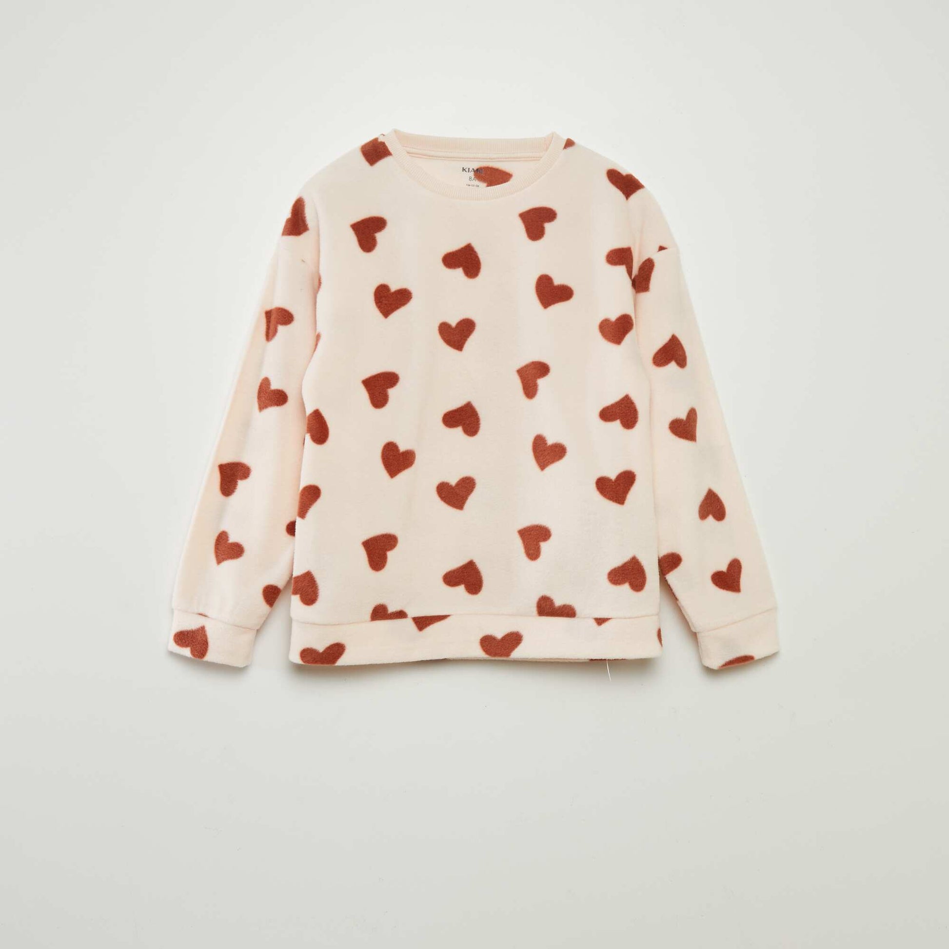 Pyjama long en polaire - 2 pi ces Rose