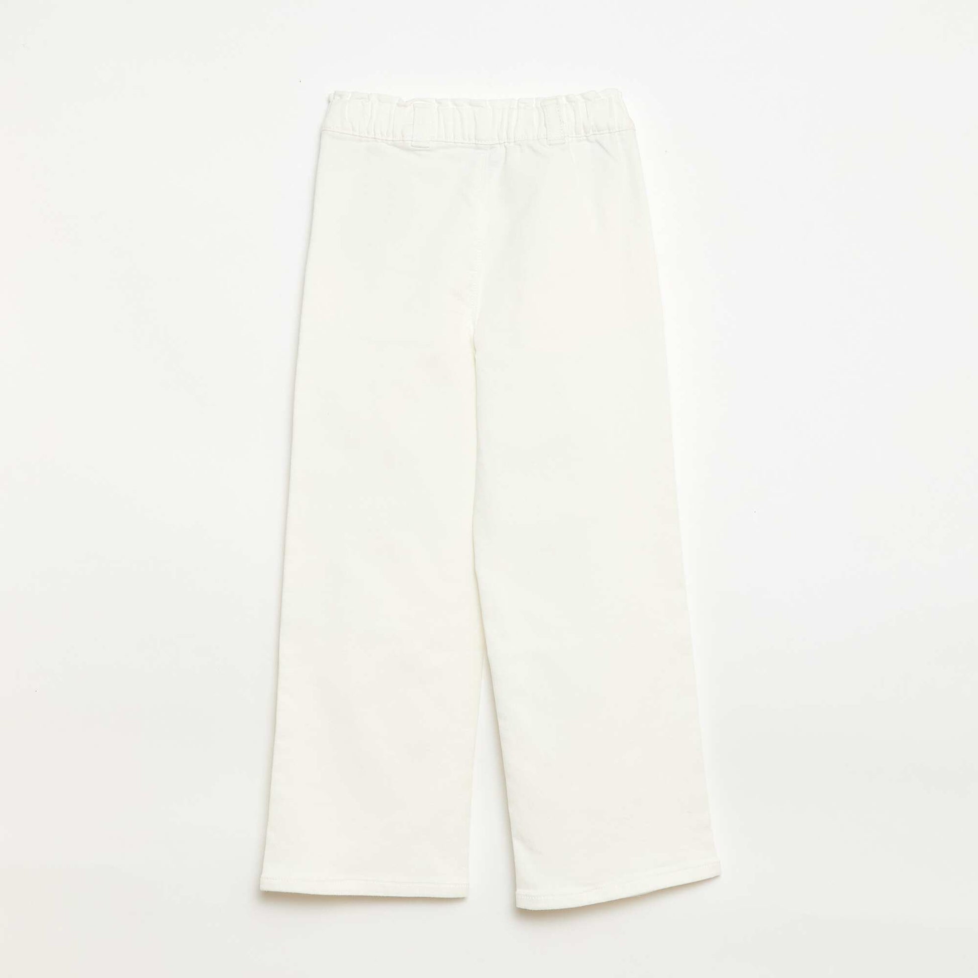 Pantalon wide legs - collection facile à enfiler BLANC