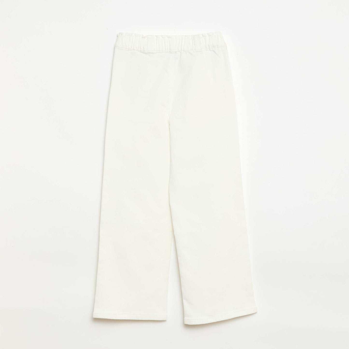 Pantalon wide legs - collection facile à enfiler BLANC