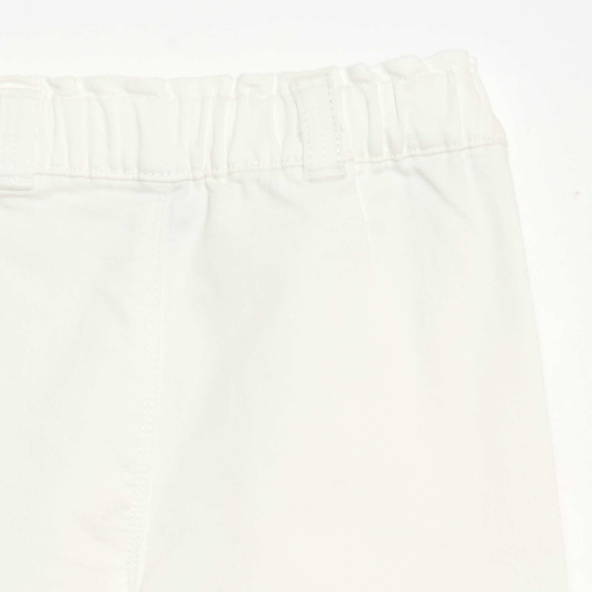 Pantalon wide legs - collection facile à enfiler BLANC