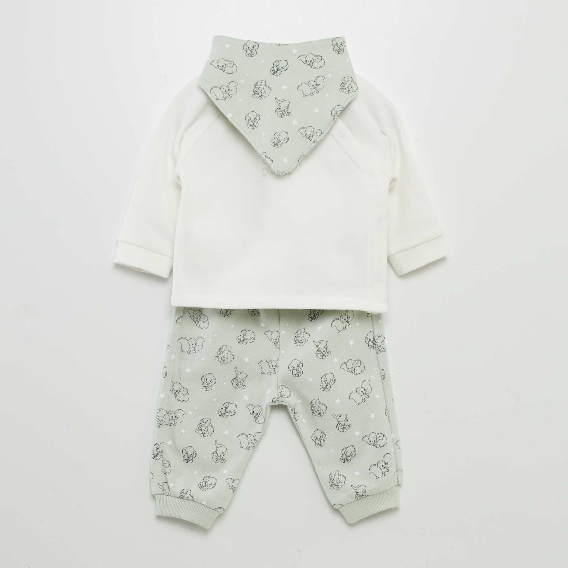 Ensemble en molleton 'Disney' - 3 pi ces Blanc/vert eau