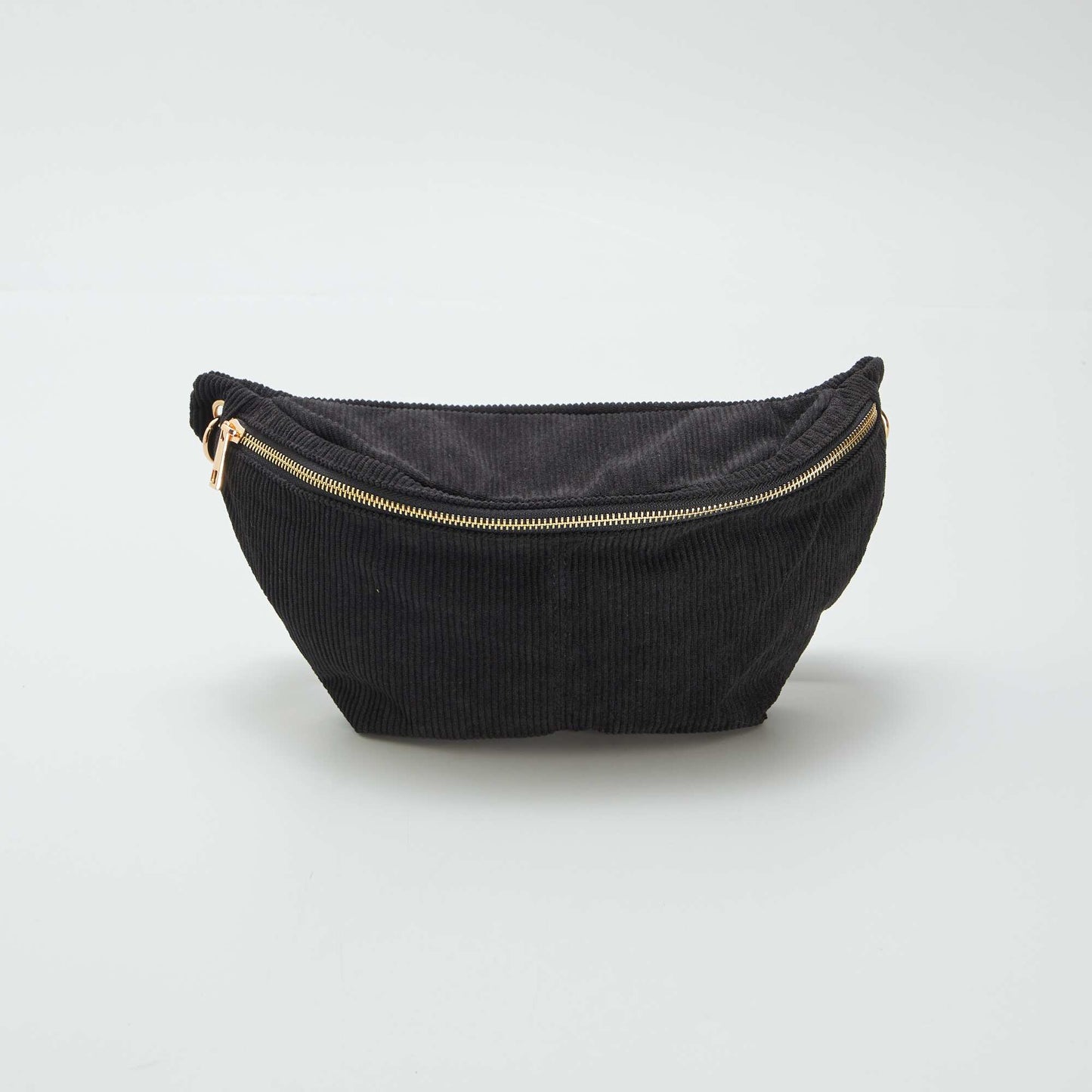 Sac banane en velours c tel  Noir