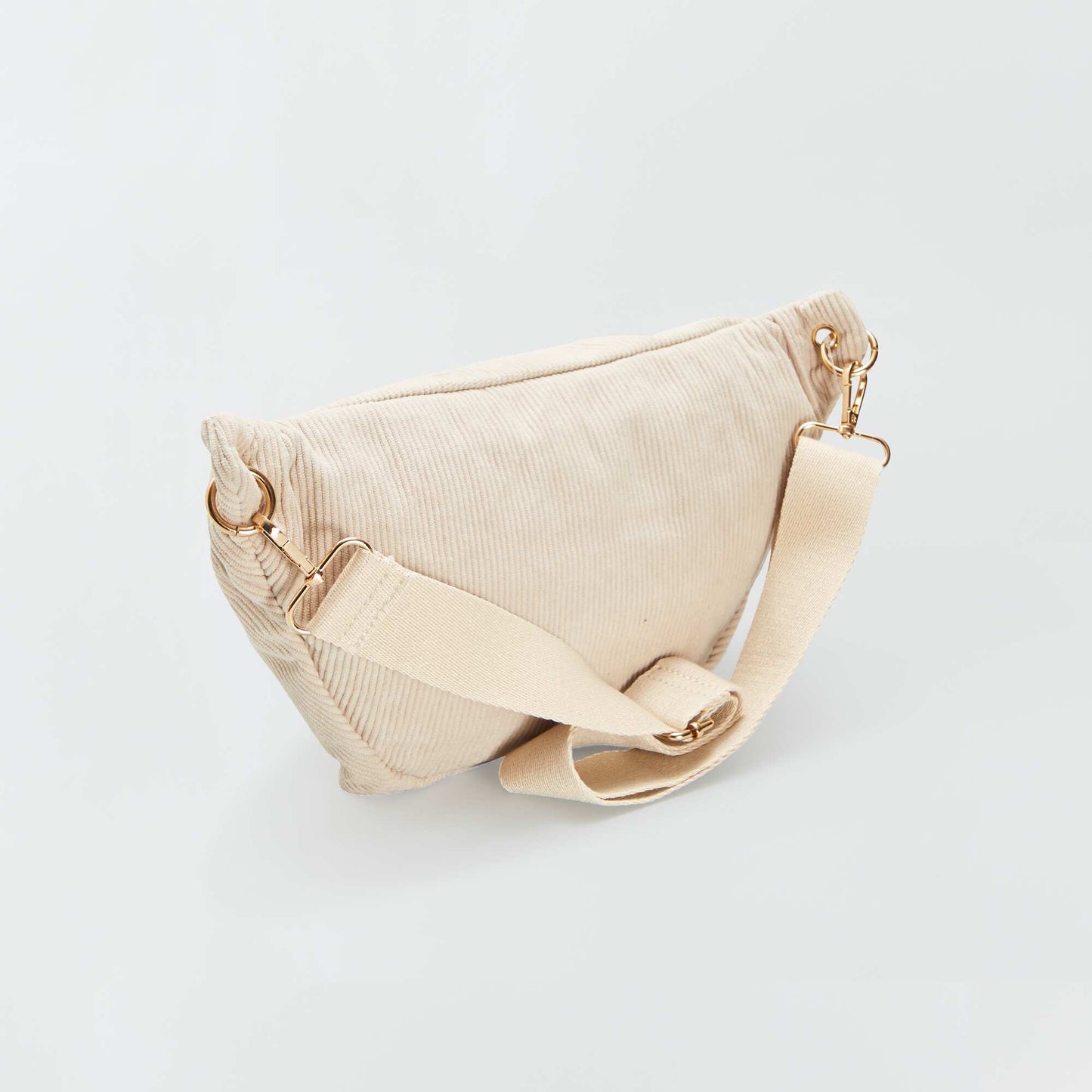 Sac banane en velours c tel  Beige