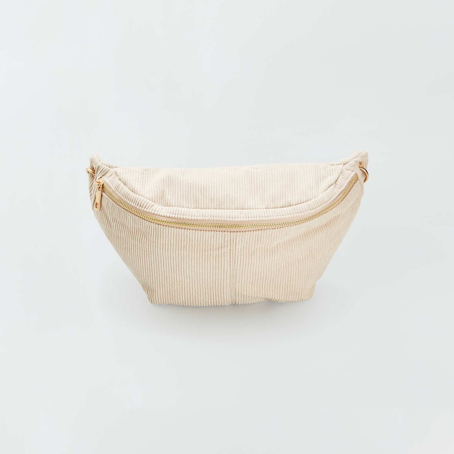 Sac banane en velours c tel  Beige