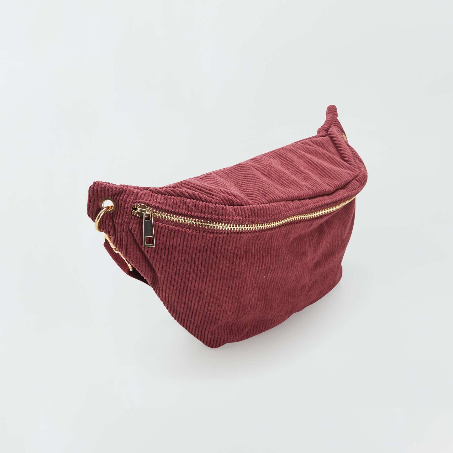 Sac banane en velours c tel  Bordeaux