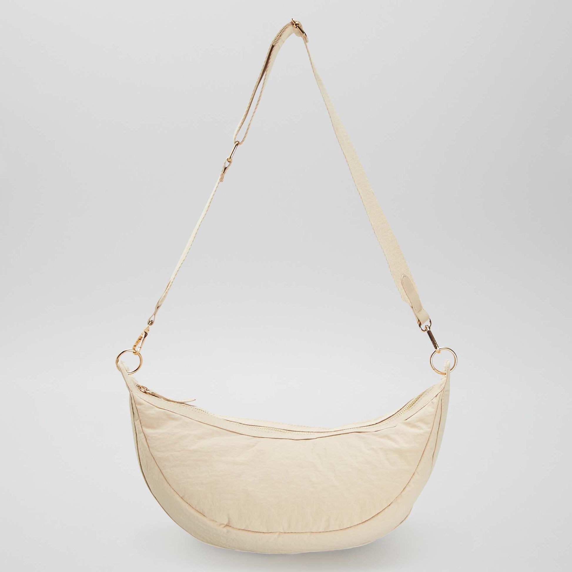 Grand sac banane Beige
