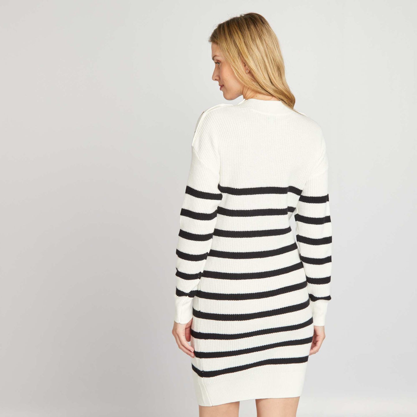 Robe pull grossesse Marinière