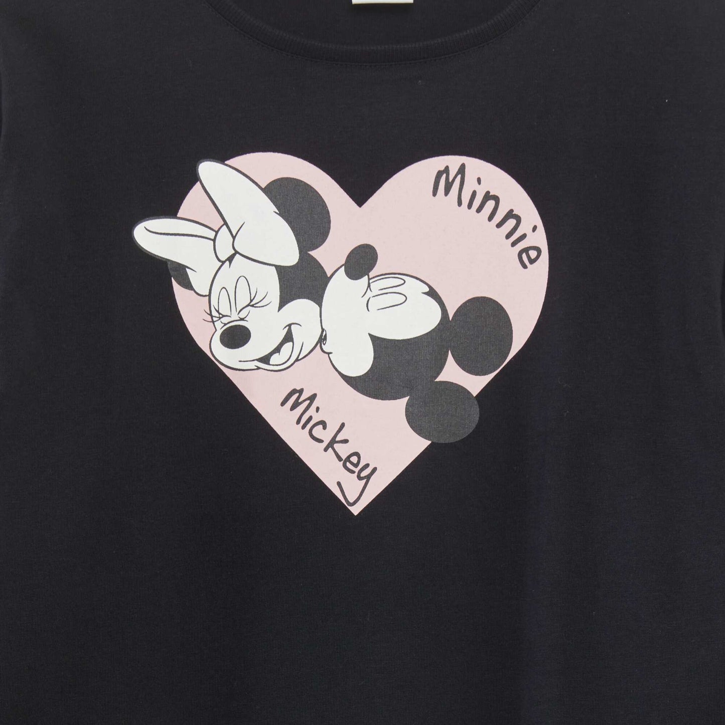 T-shirt 'Minnie' 'Disney' manches longues Noir