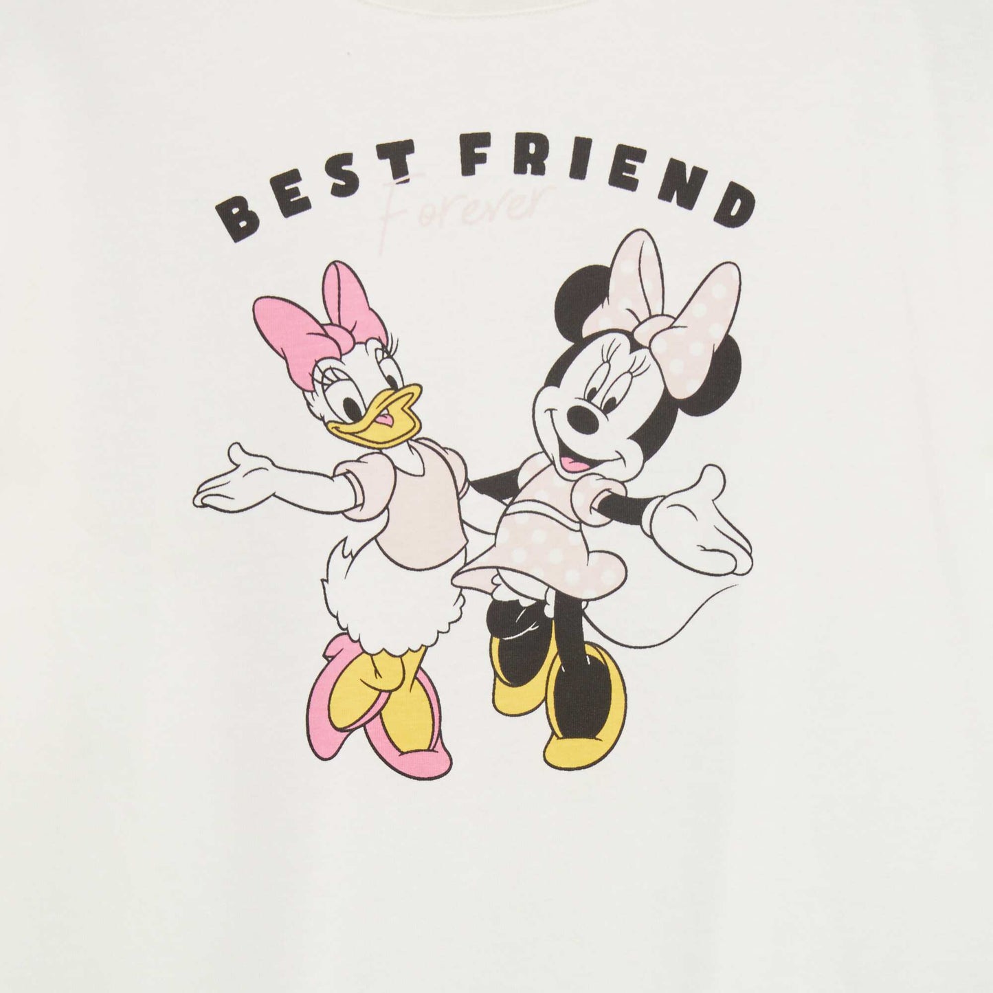 T-shirt 'Minnie' 'Disney' manches longues Blanc