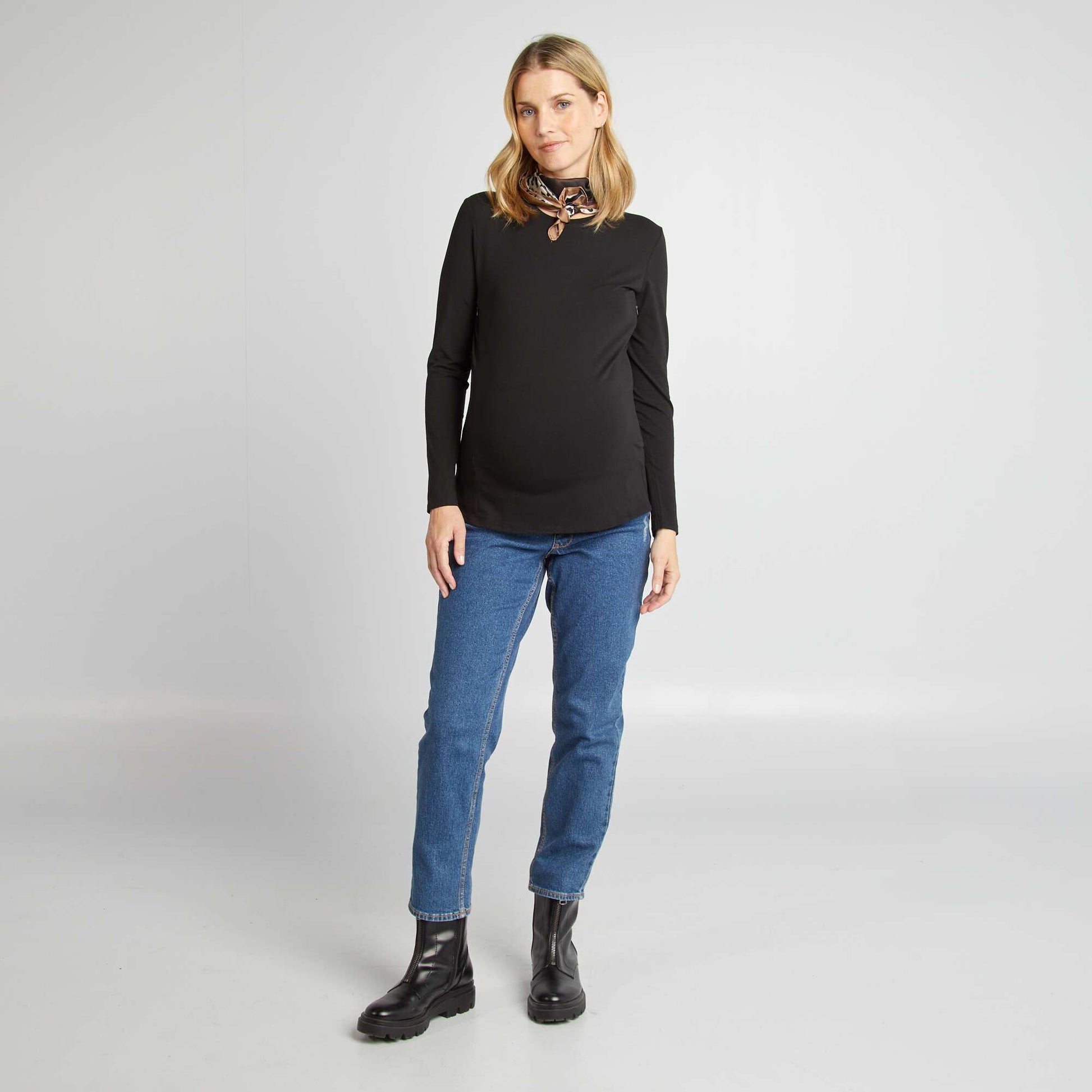 T-shirt d'allaitement NOIR