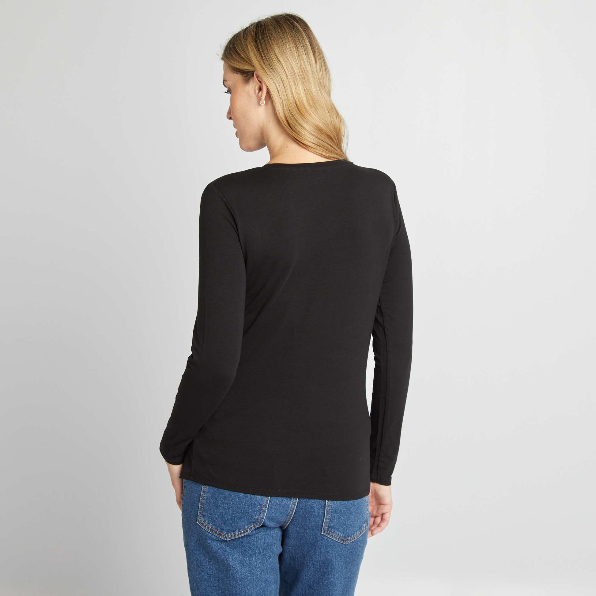 T-shirt d'allaitement NOIR