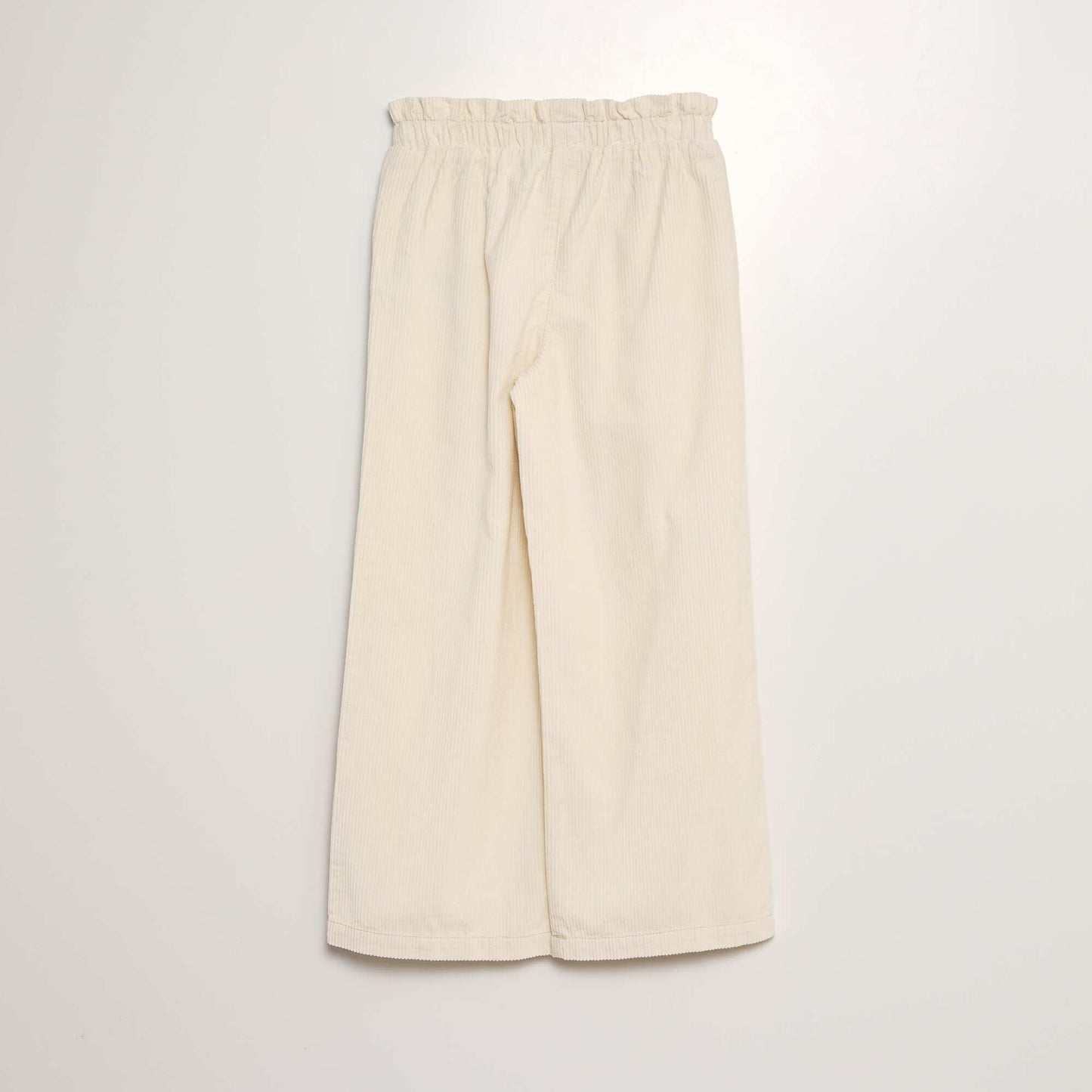 Pantalon en velours c tel  Blanc