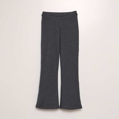 Pantalon c tel flare/bootcut Gris fonc