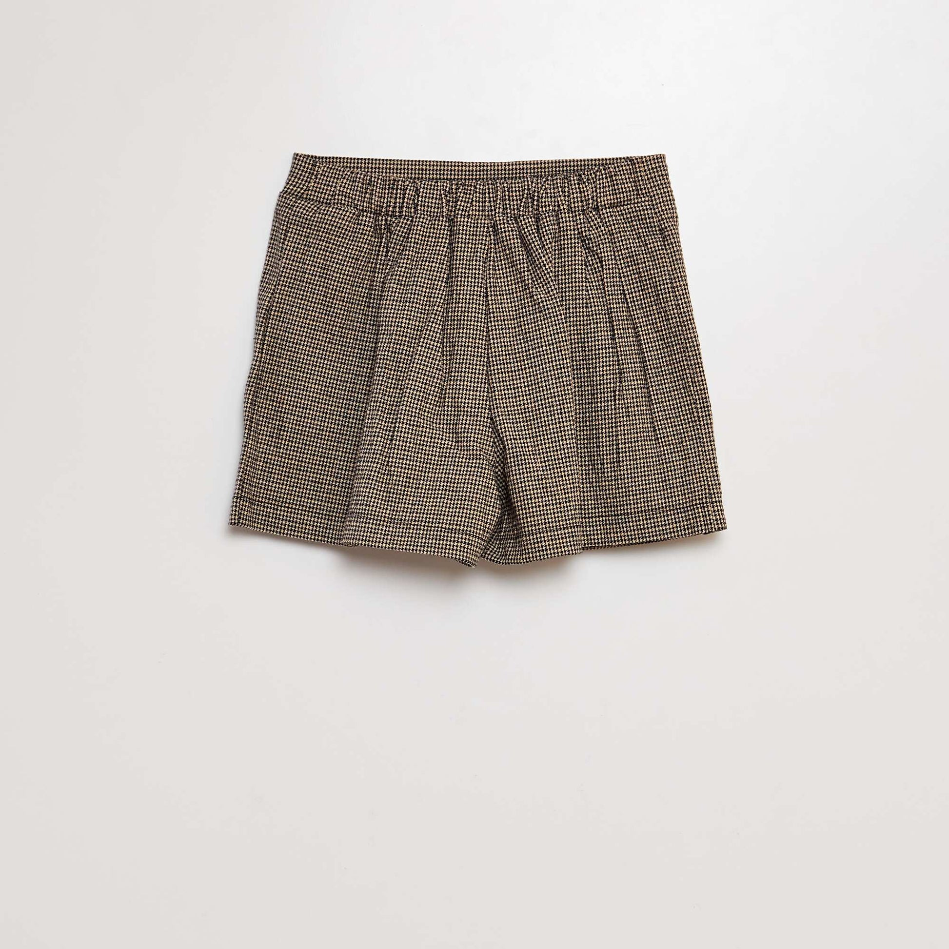 Jupe-short carreaux Noir