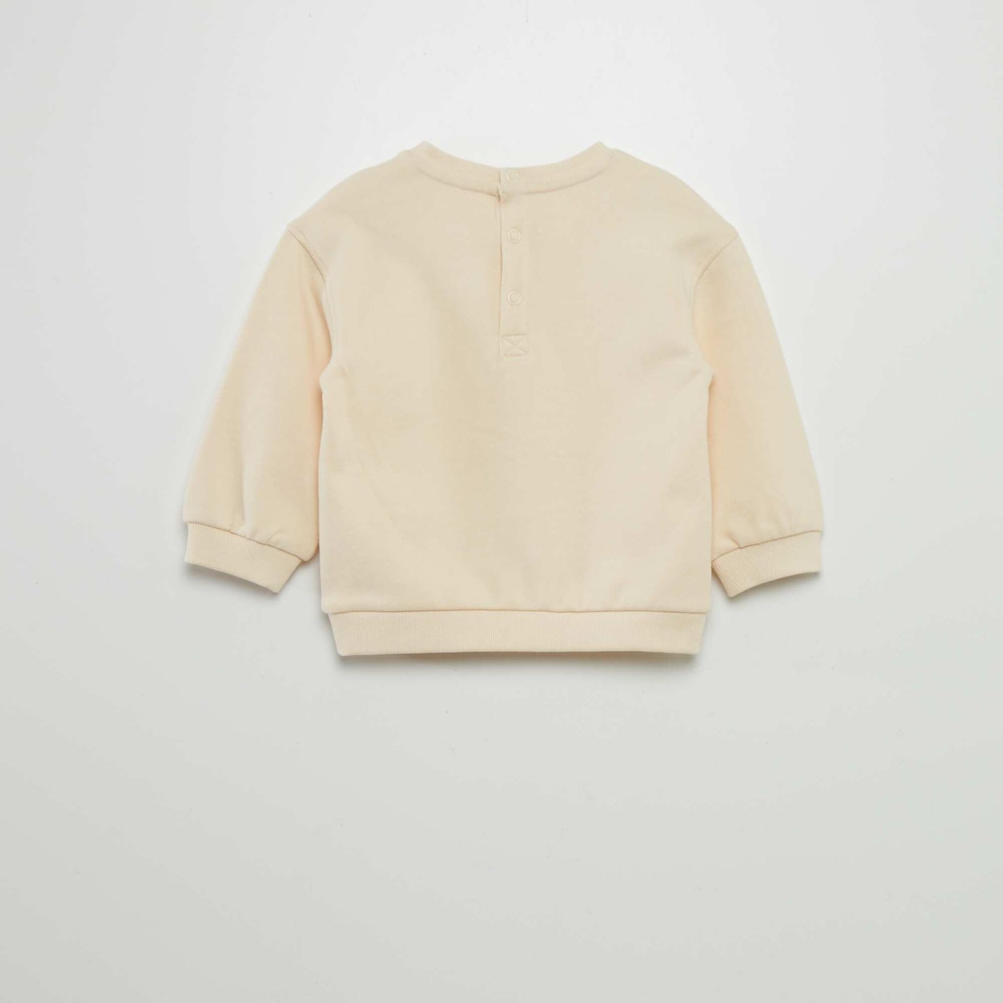 Sweat en molleton imprim  - Grafik Edition Beige