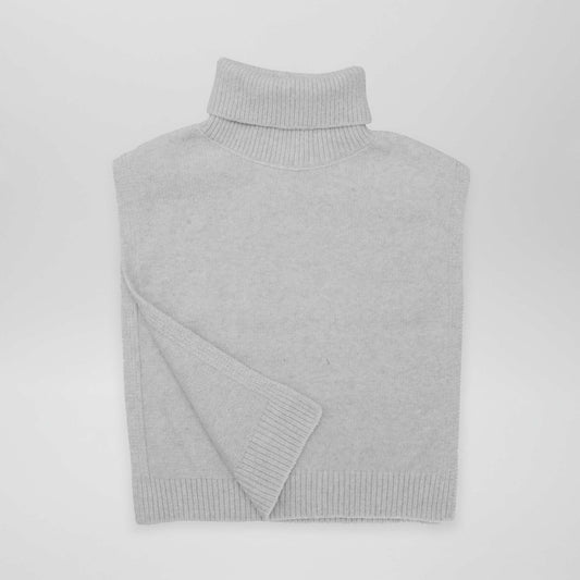 Snood col roul GRIS
