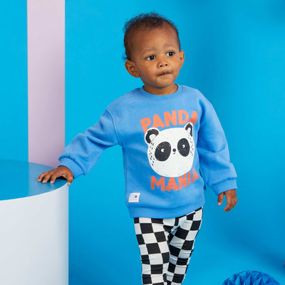 Sweat en molleton imprim - Grafik Edition Bleu