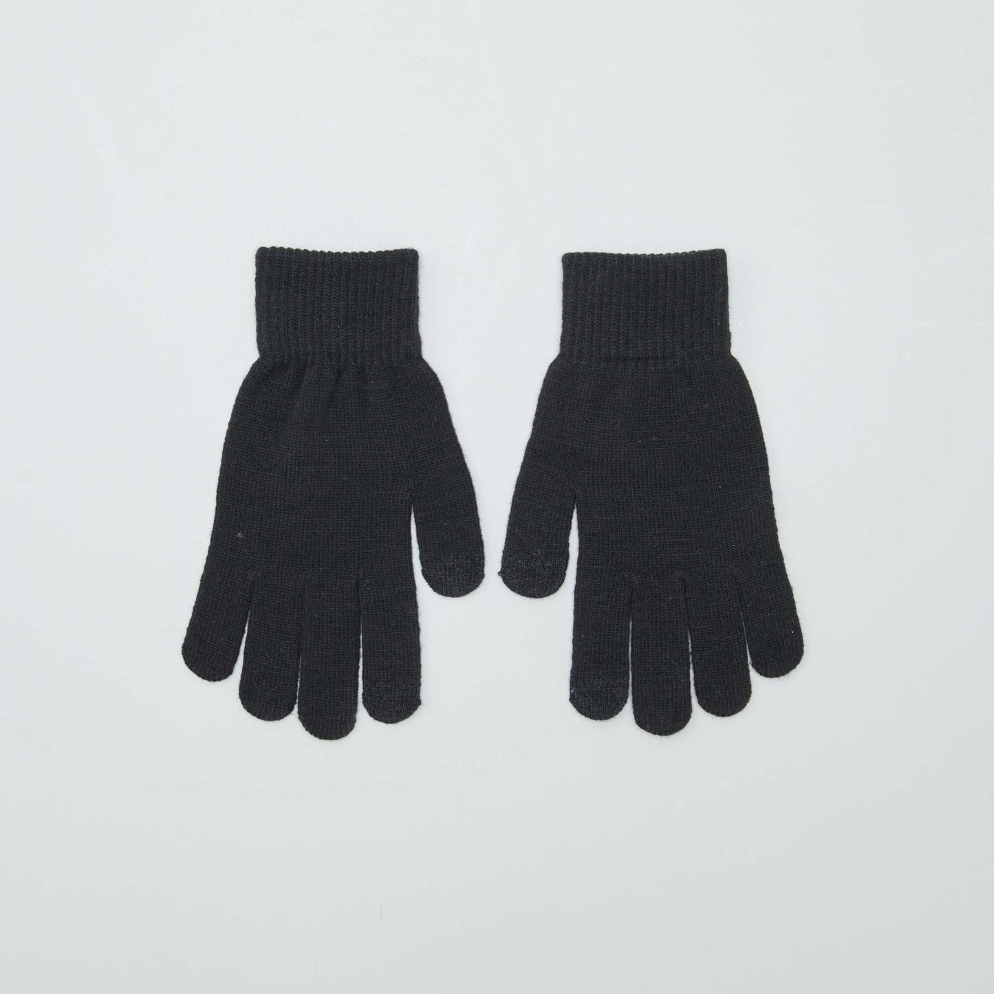 Lot de 2 paires de gants Noir