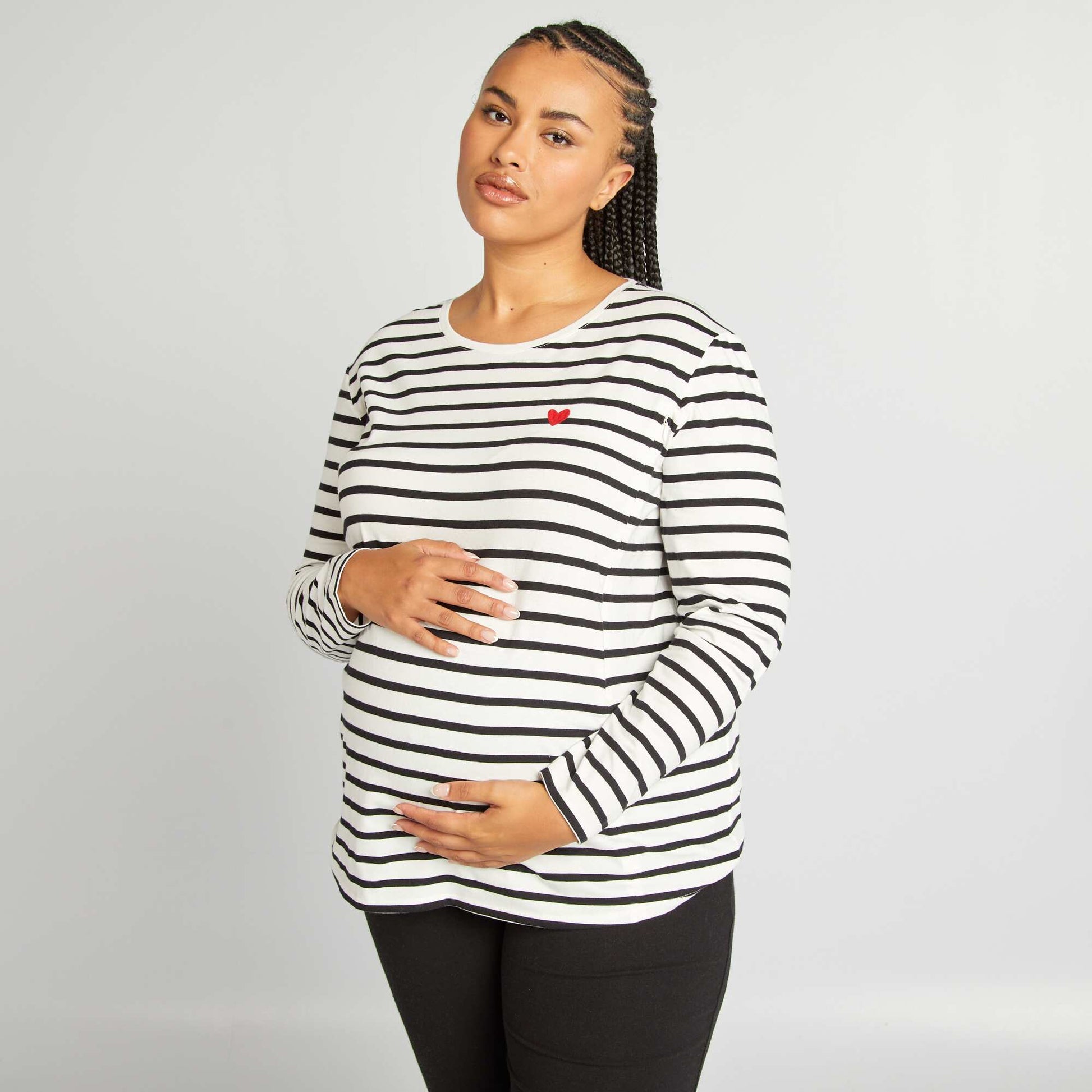 T-shirt d'allaitement en jersey BLANC