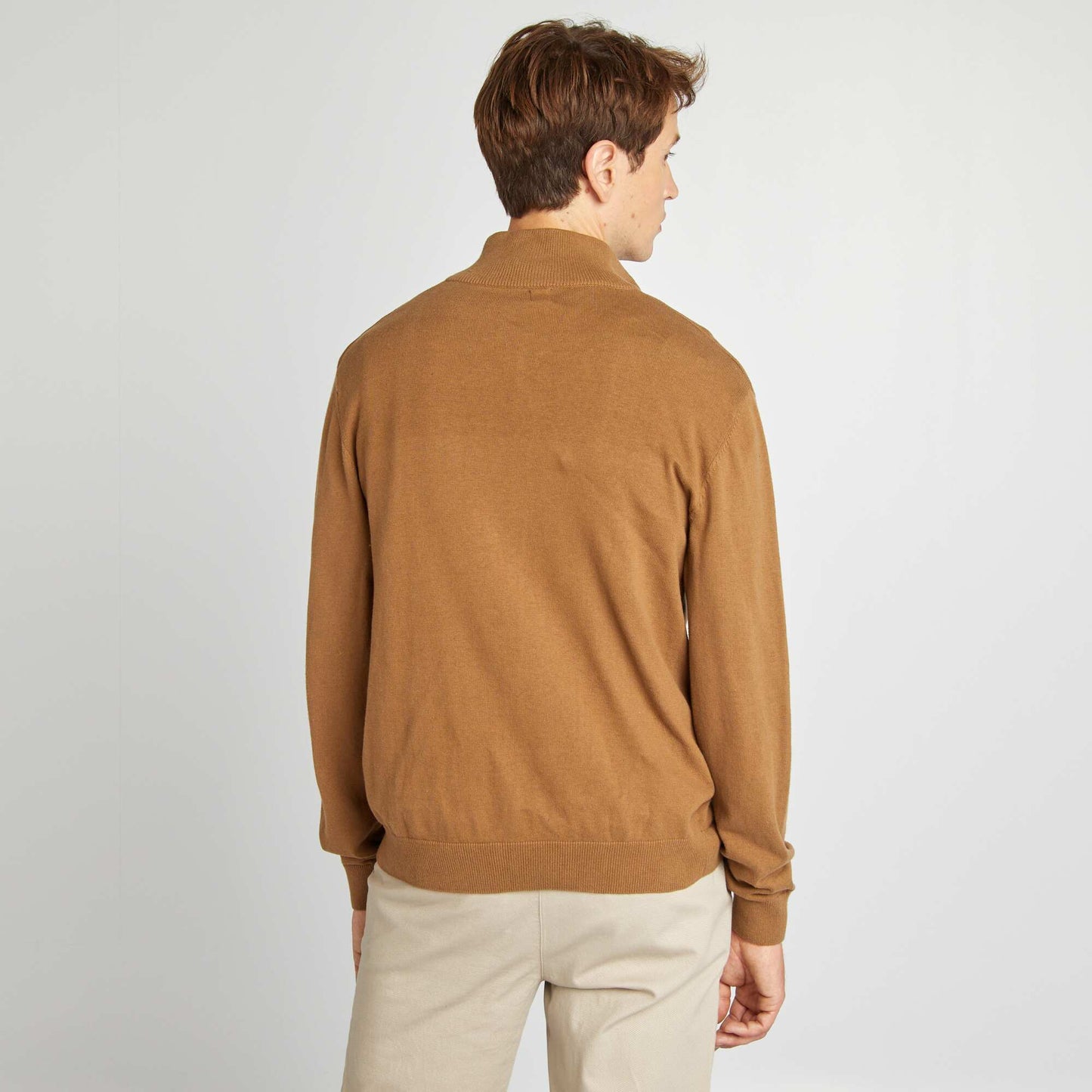 Pull col camionneur Marron