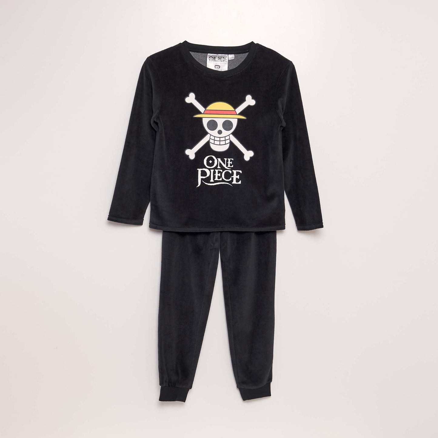 Pyjama en micropolaire 'One Piece' - 2 pi ces Gris