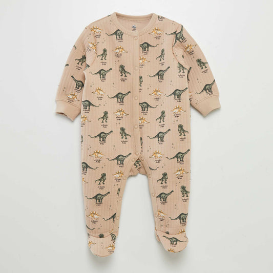 Pyjama dors bien 'Jurassic Park' Beige