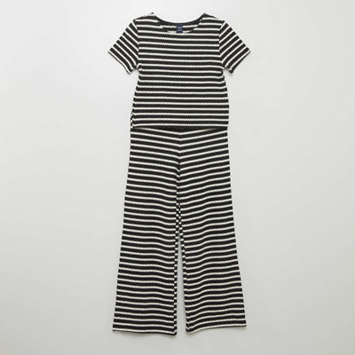Ensemble t-shirt + pantalon ray - 2 pi ces Noir