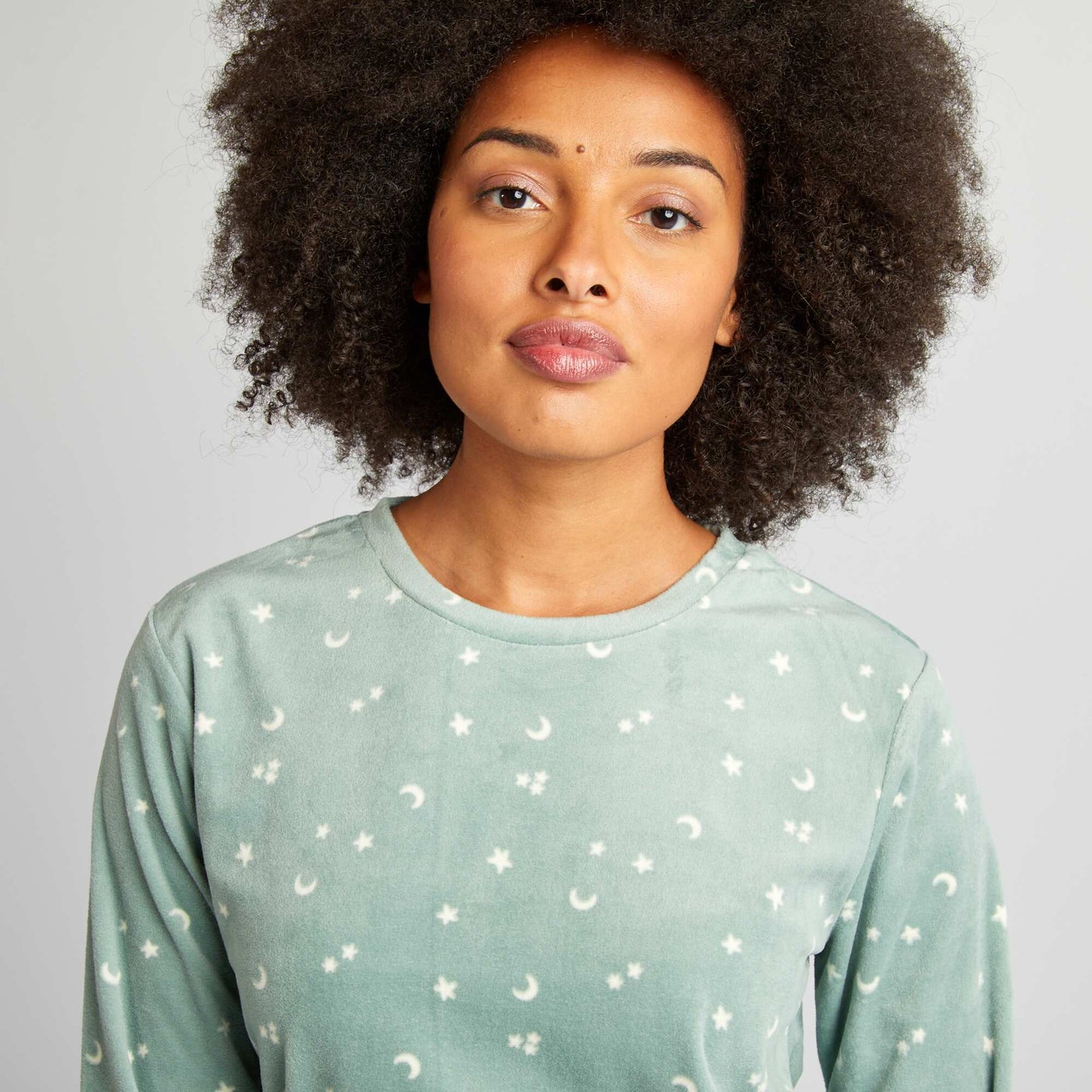 Ensemble pyjama 2 pi ces imprim Vert toiles