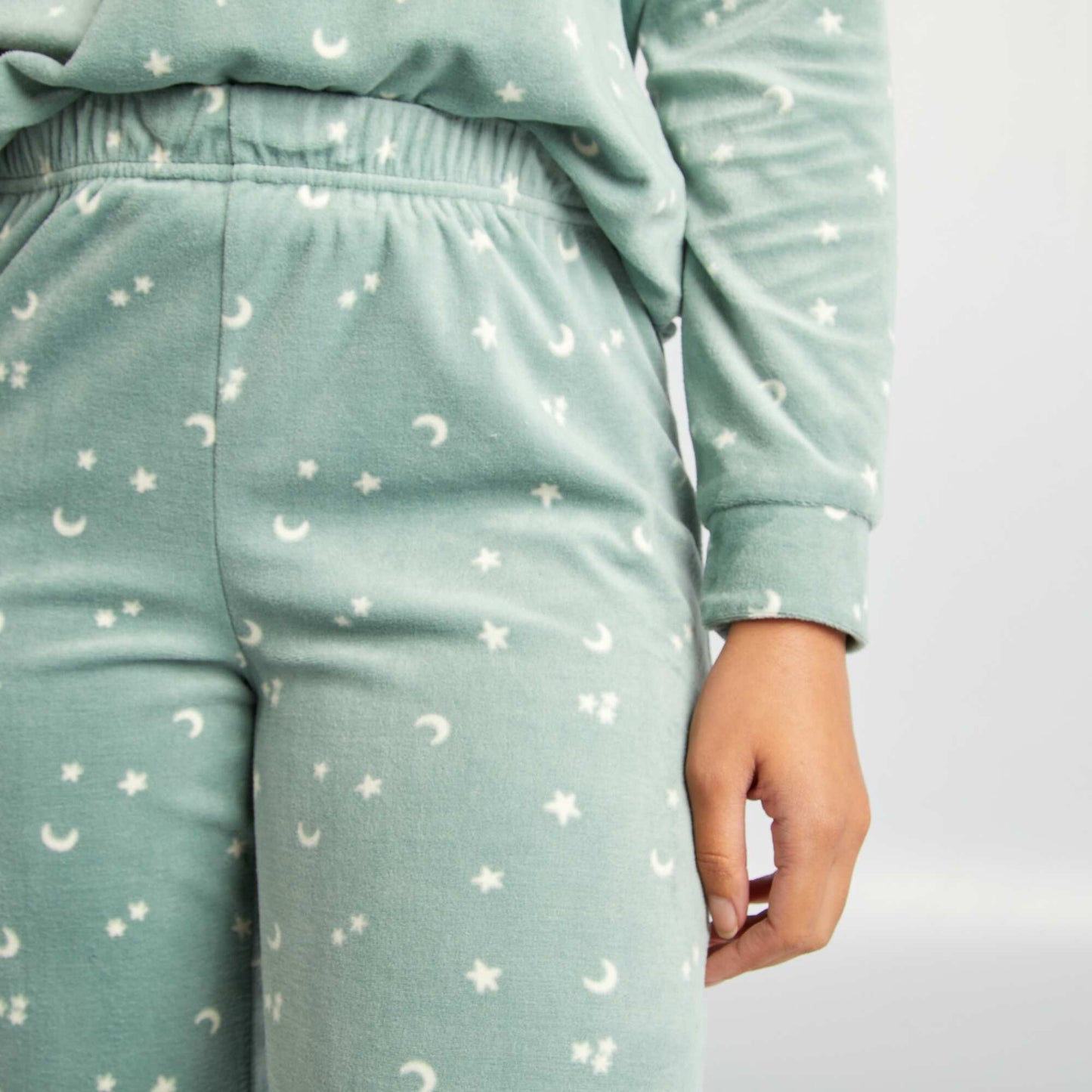 Ensemble pyjama 2 pi ces imprim Vert toiles