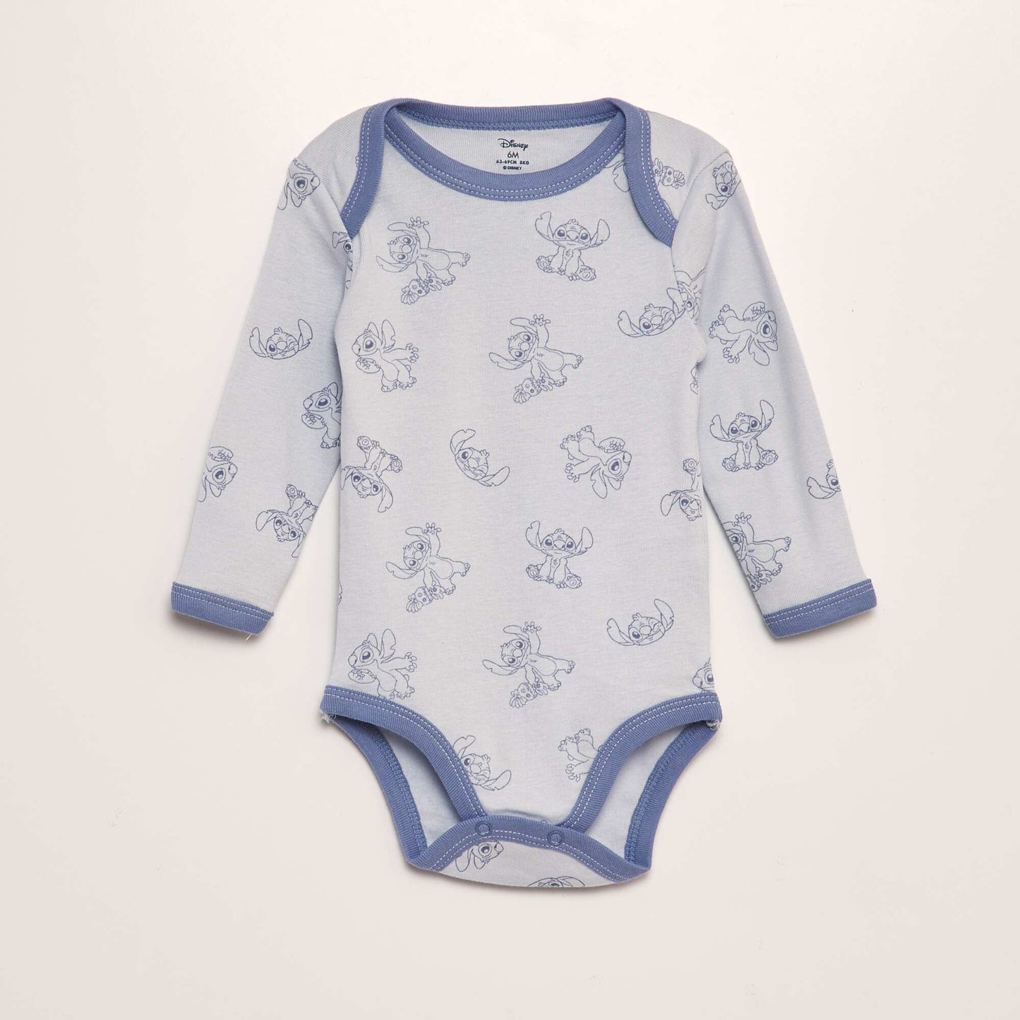 Bodies 'Stitch' en jersey - lot de 2 Bleu