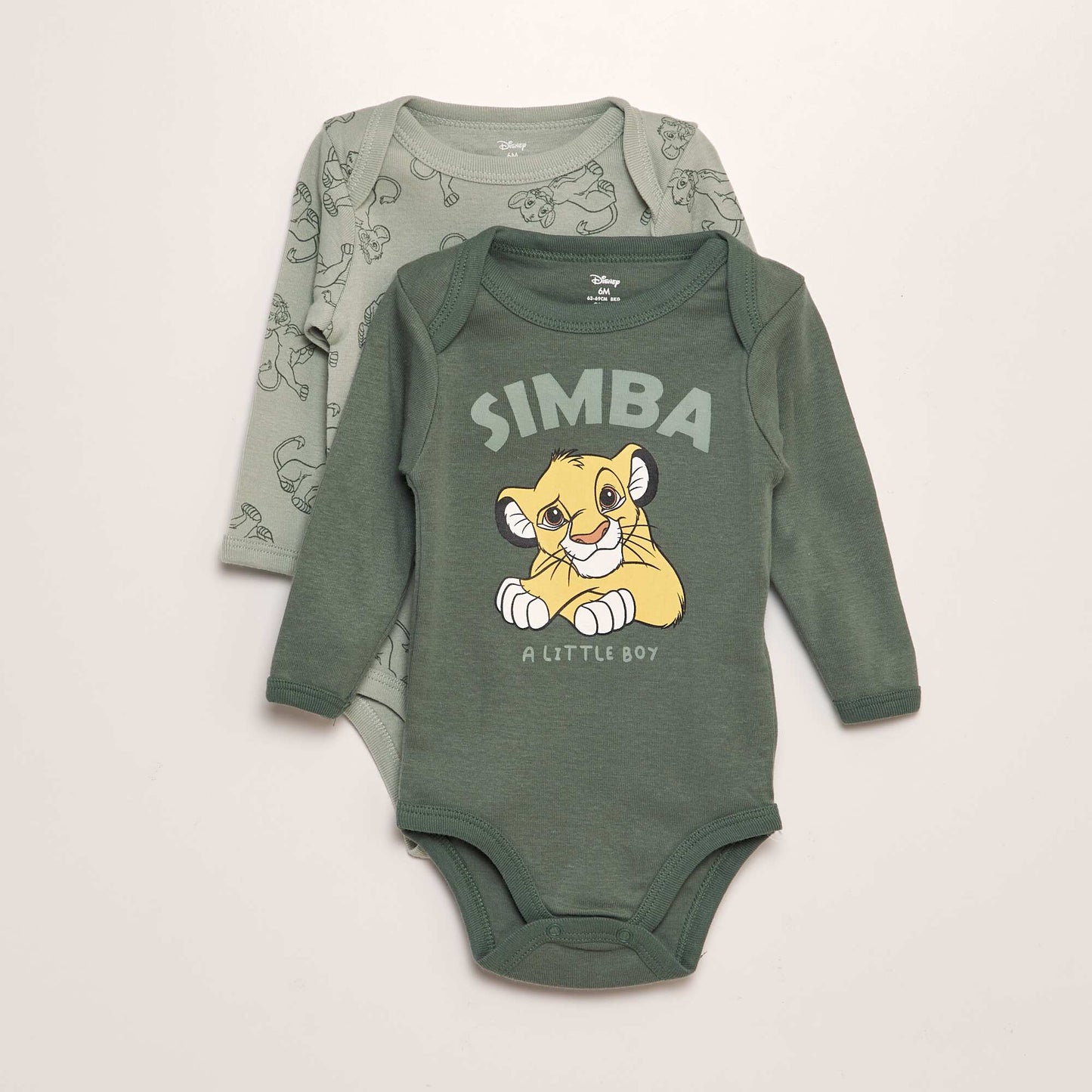 Bodies 'Disney' en jersey - lot de 2 Vert