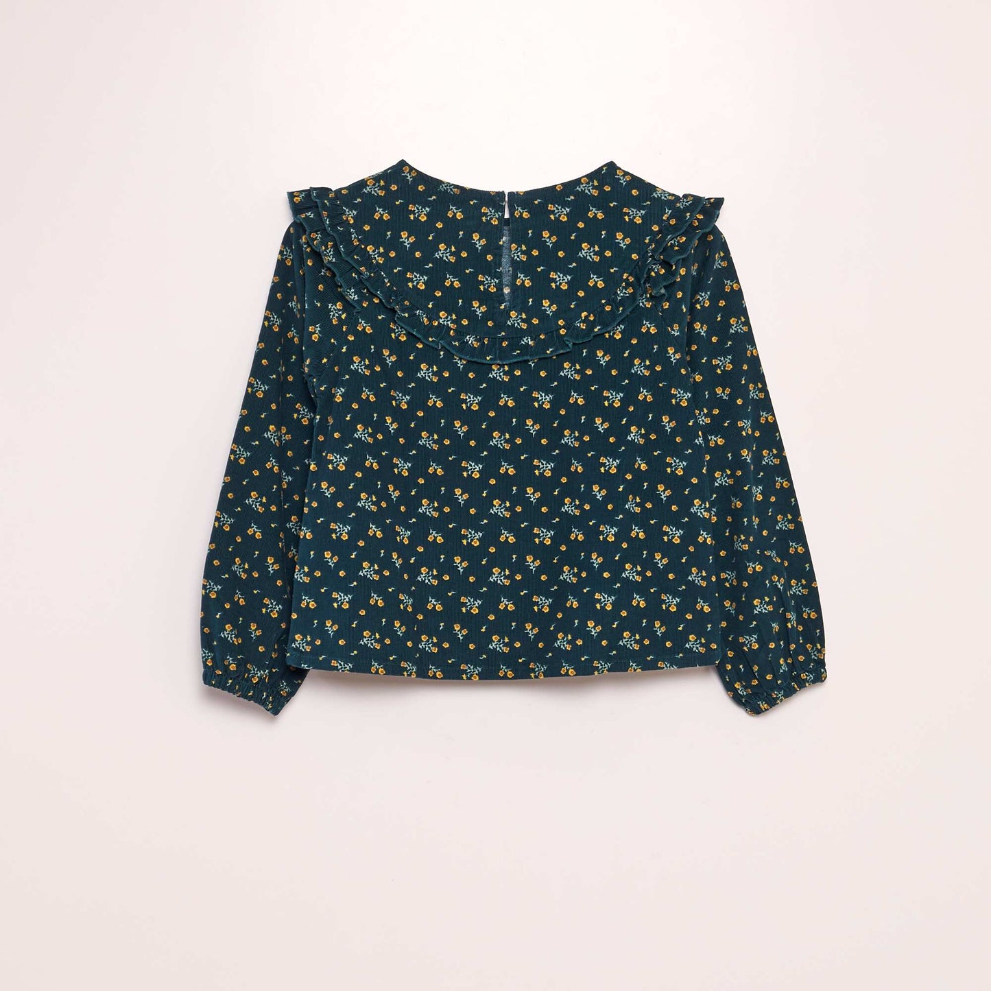 Blouse en velours côtelé Vert