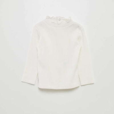 Sous-pull en maille c tel e Balnc