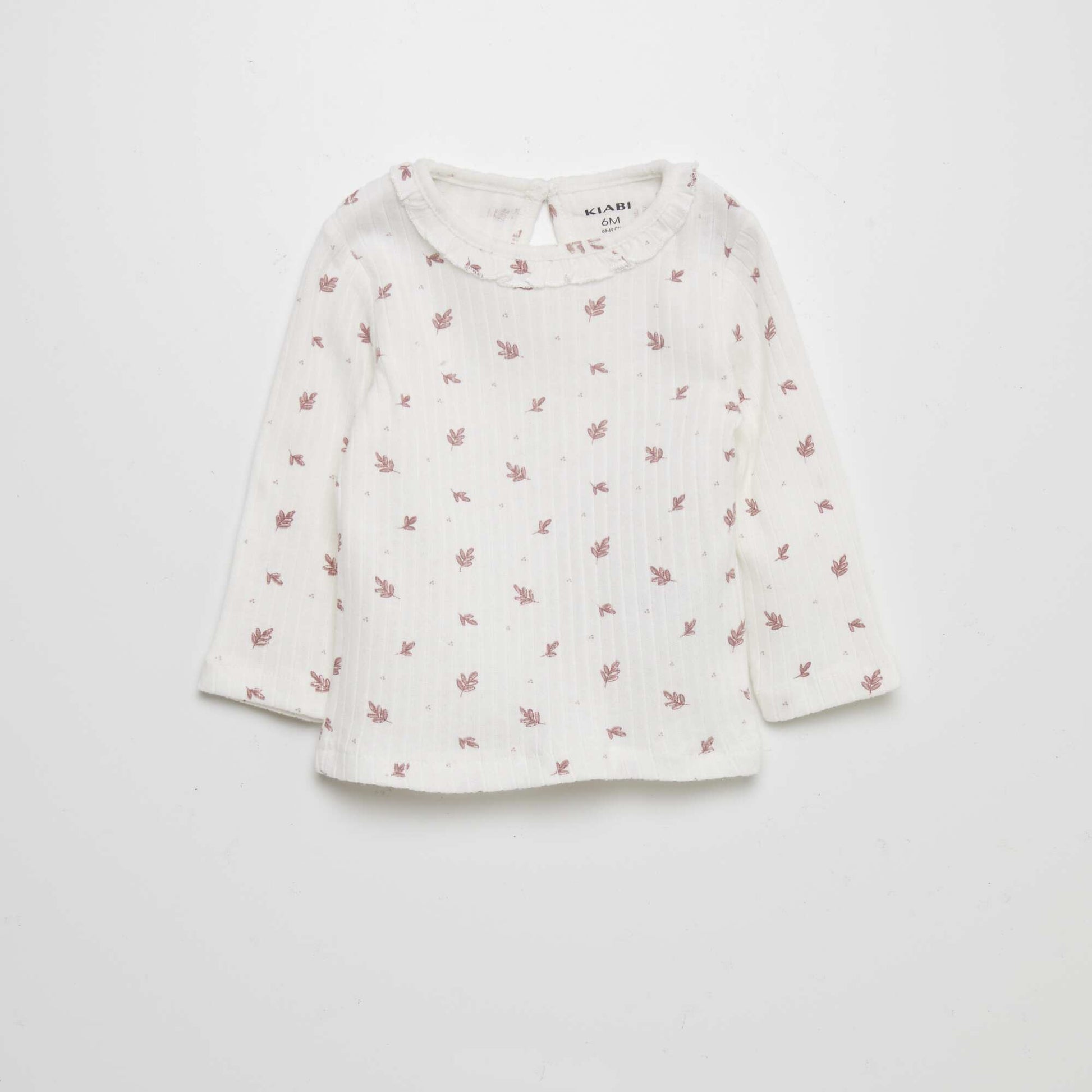 T-shirt c tel imprim Blanc