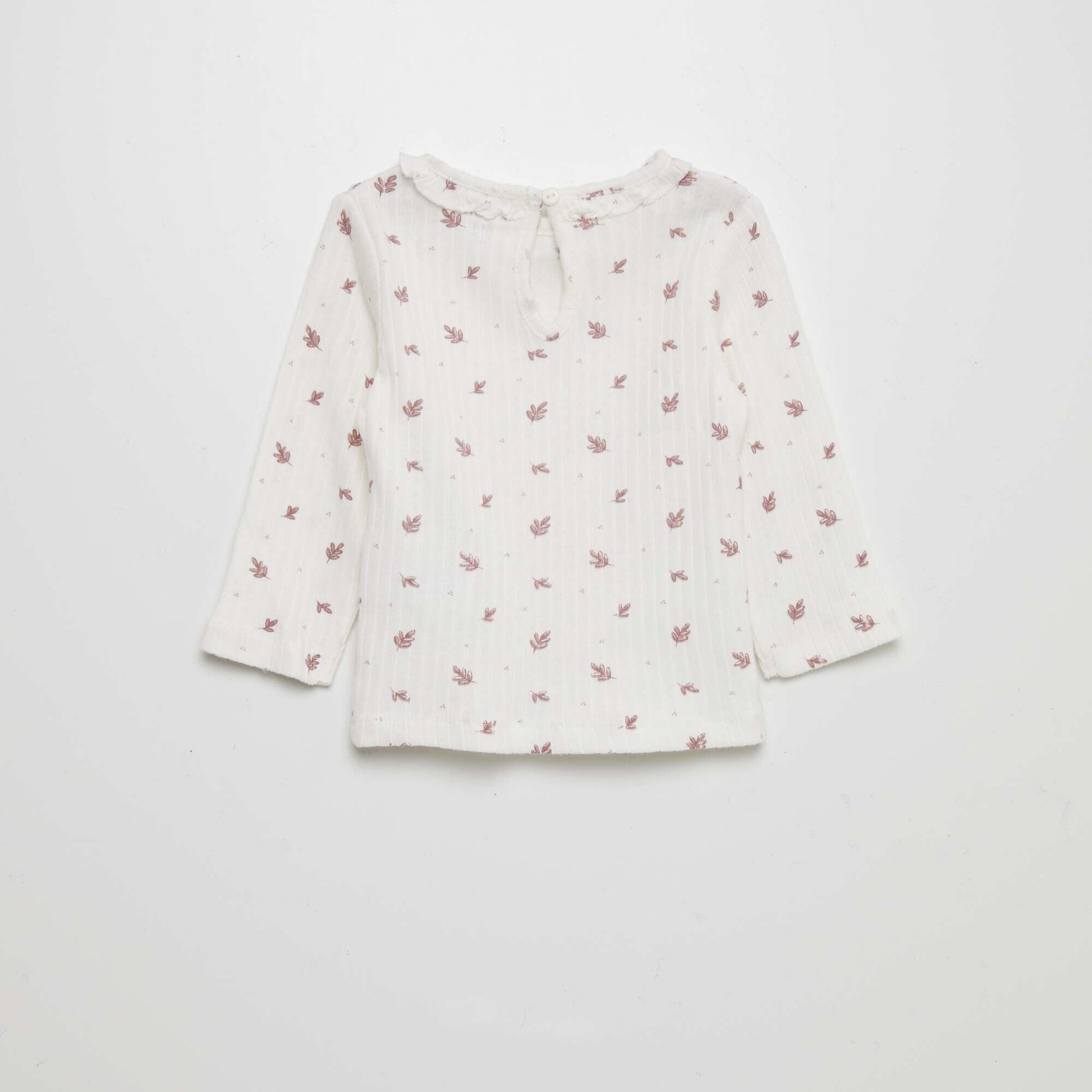 T-shirt c tel imprim Blanc