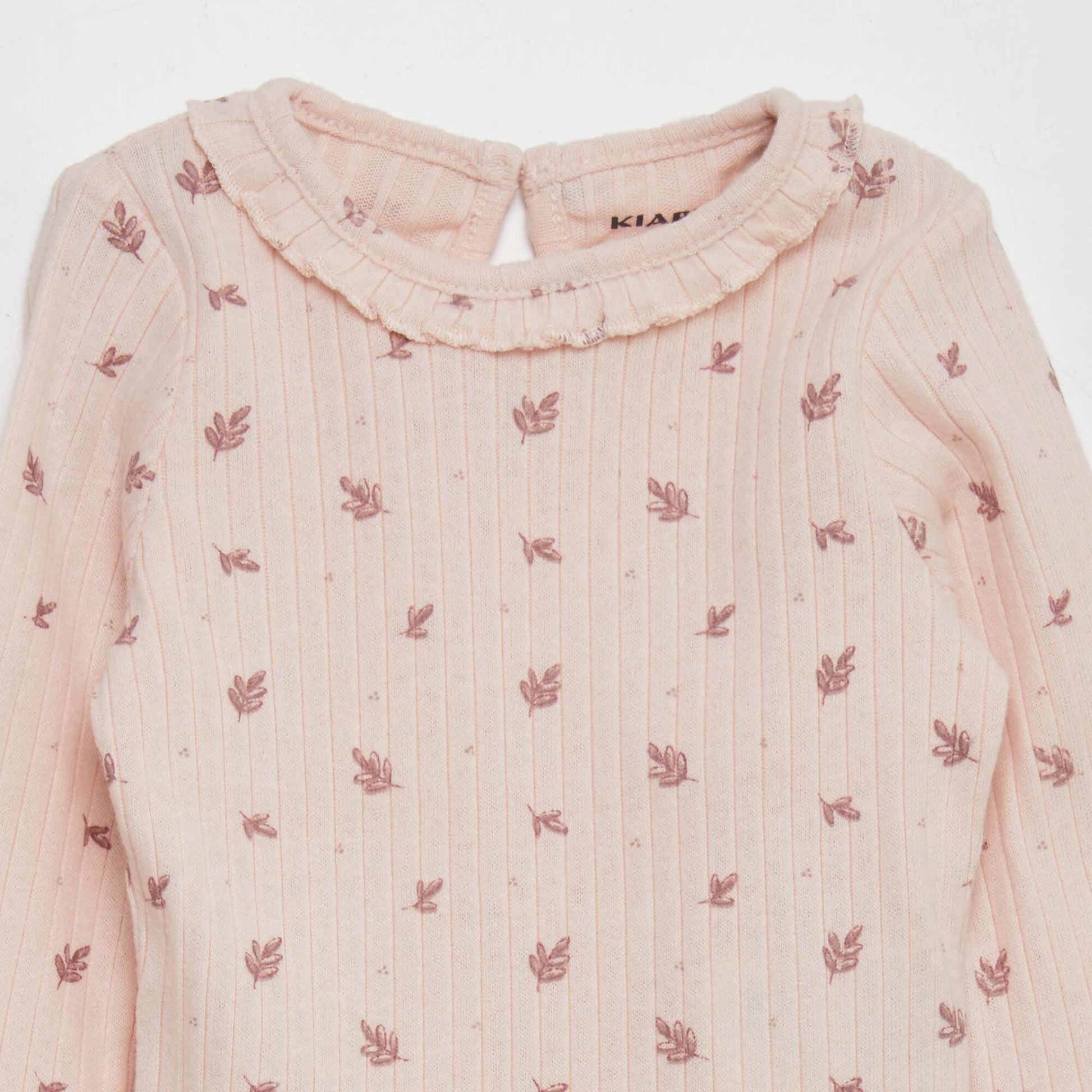 T-shirt c tel imprim Rose