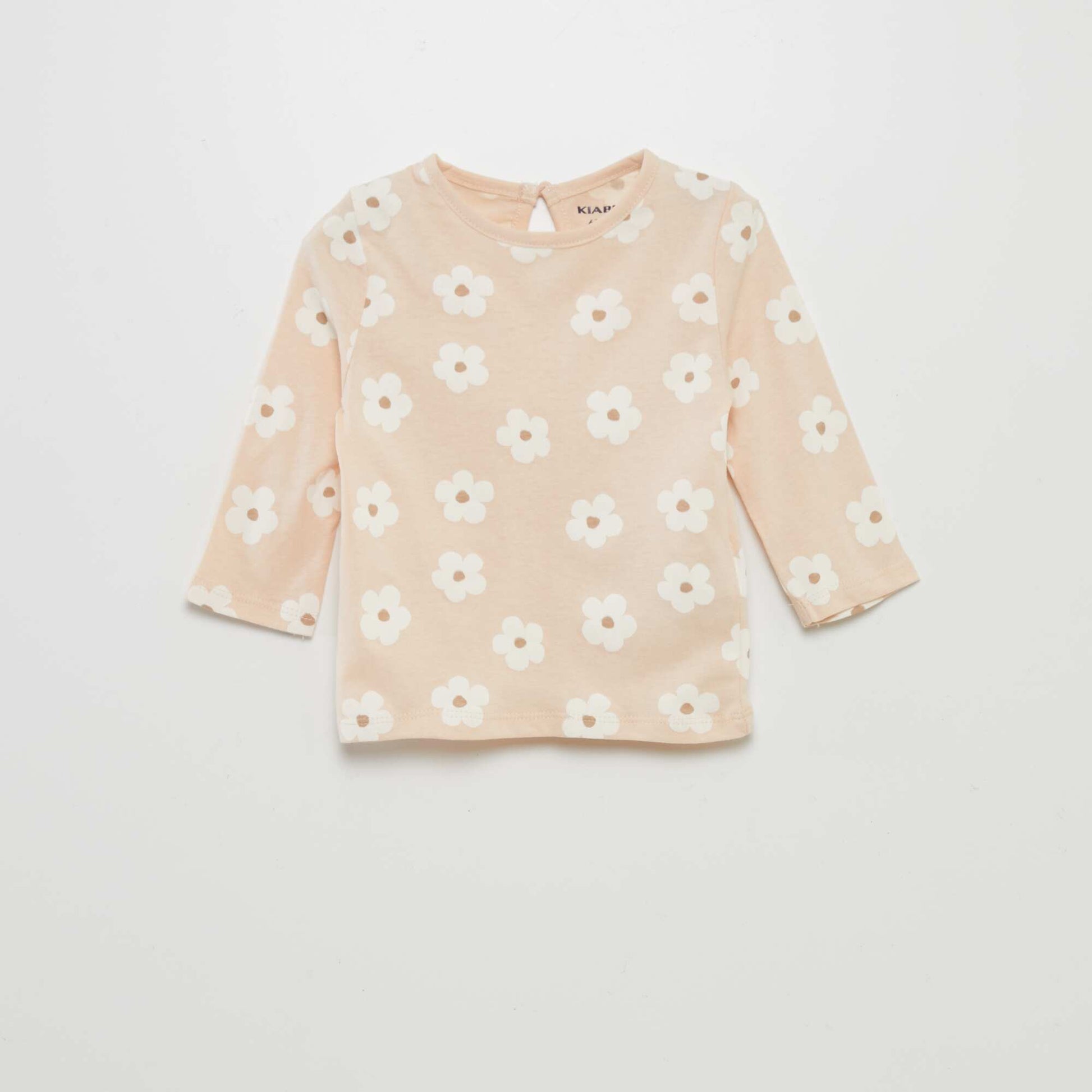 Lot de 2 tee-shirts Blanc/rose