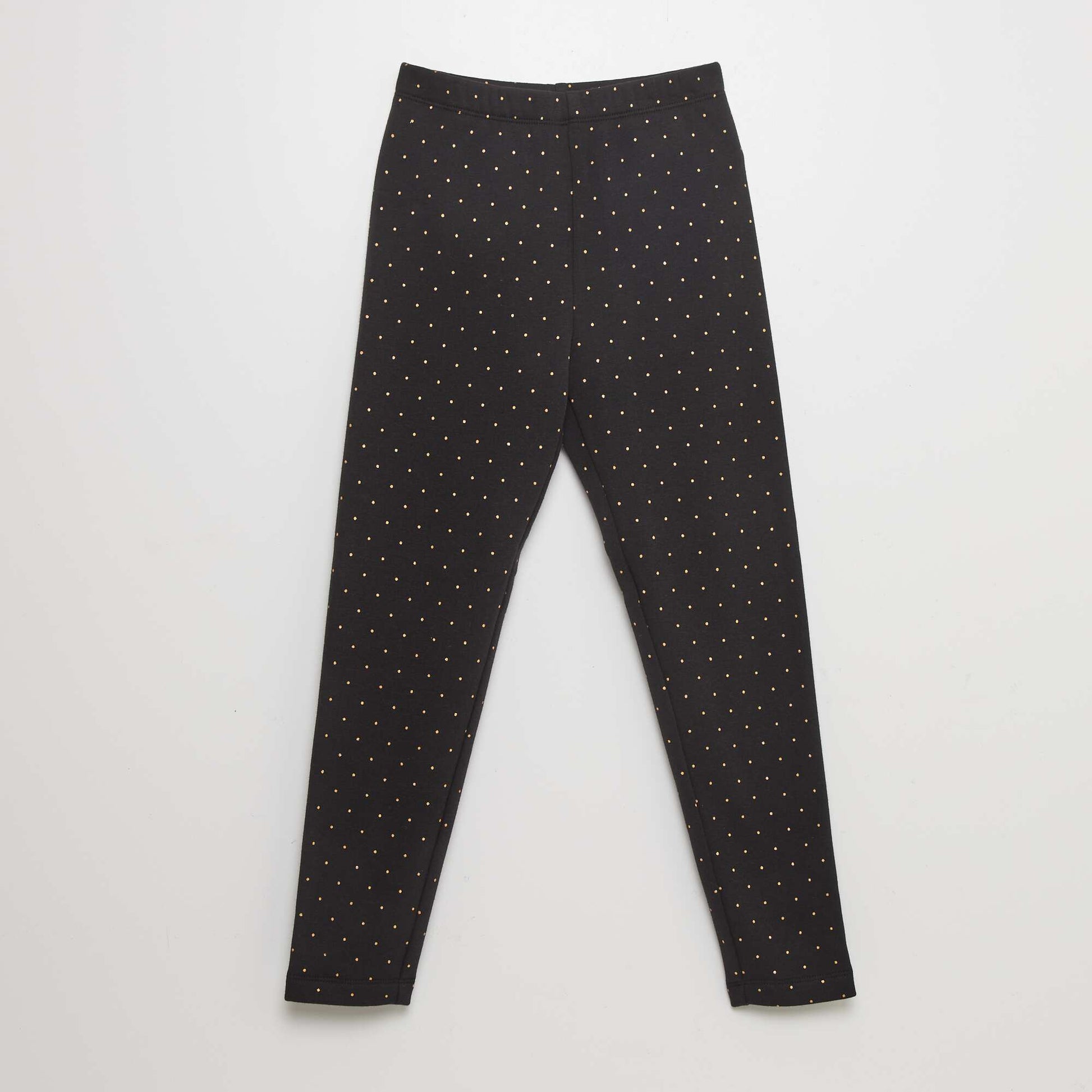 Legging en molleton motif Noir
